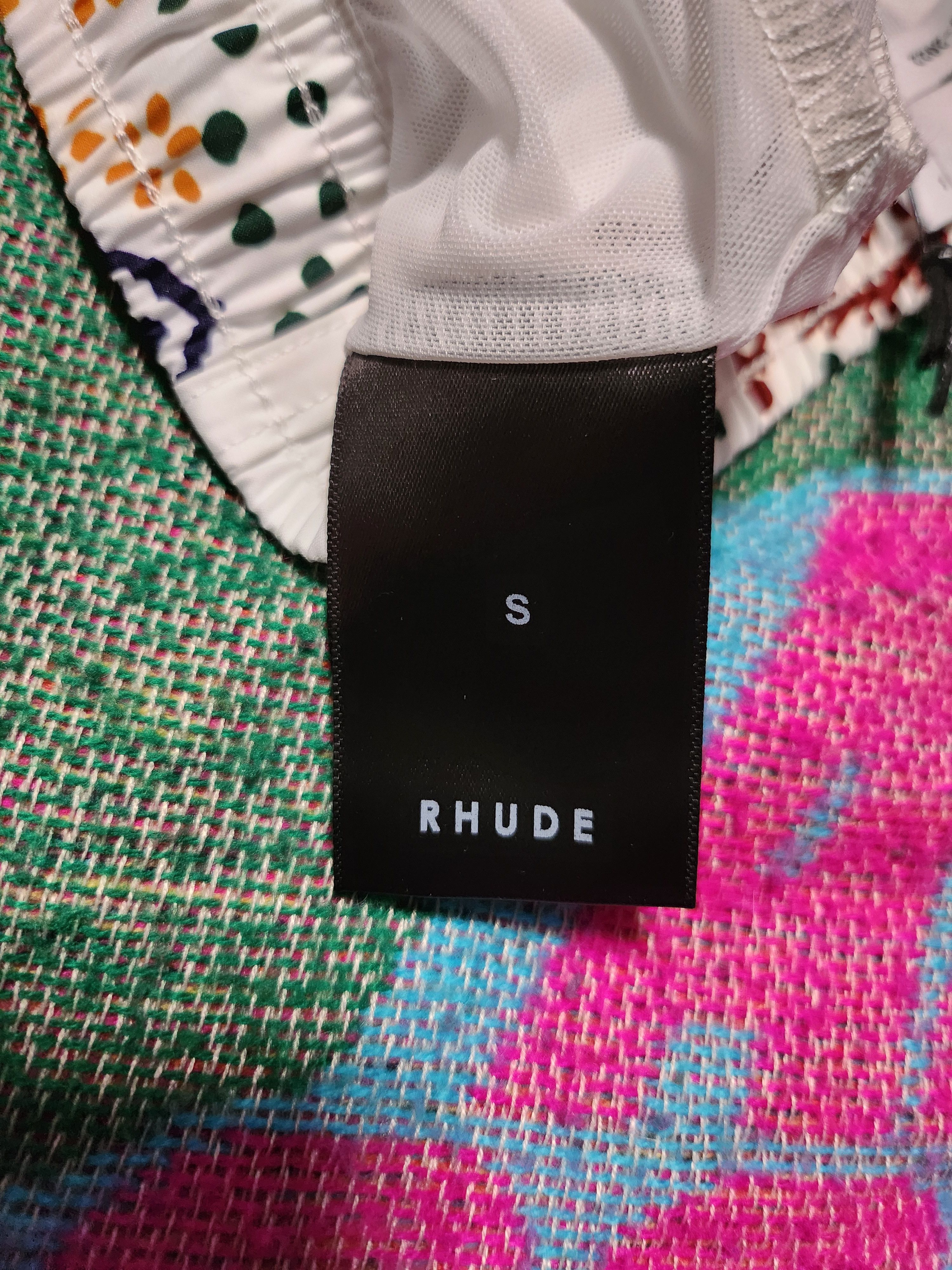 Rhude Rhude white parsley swim shorts Size US 28 / EU 44 - 6 Thumbnail
