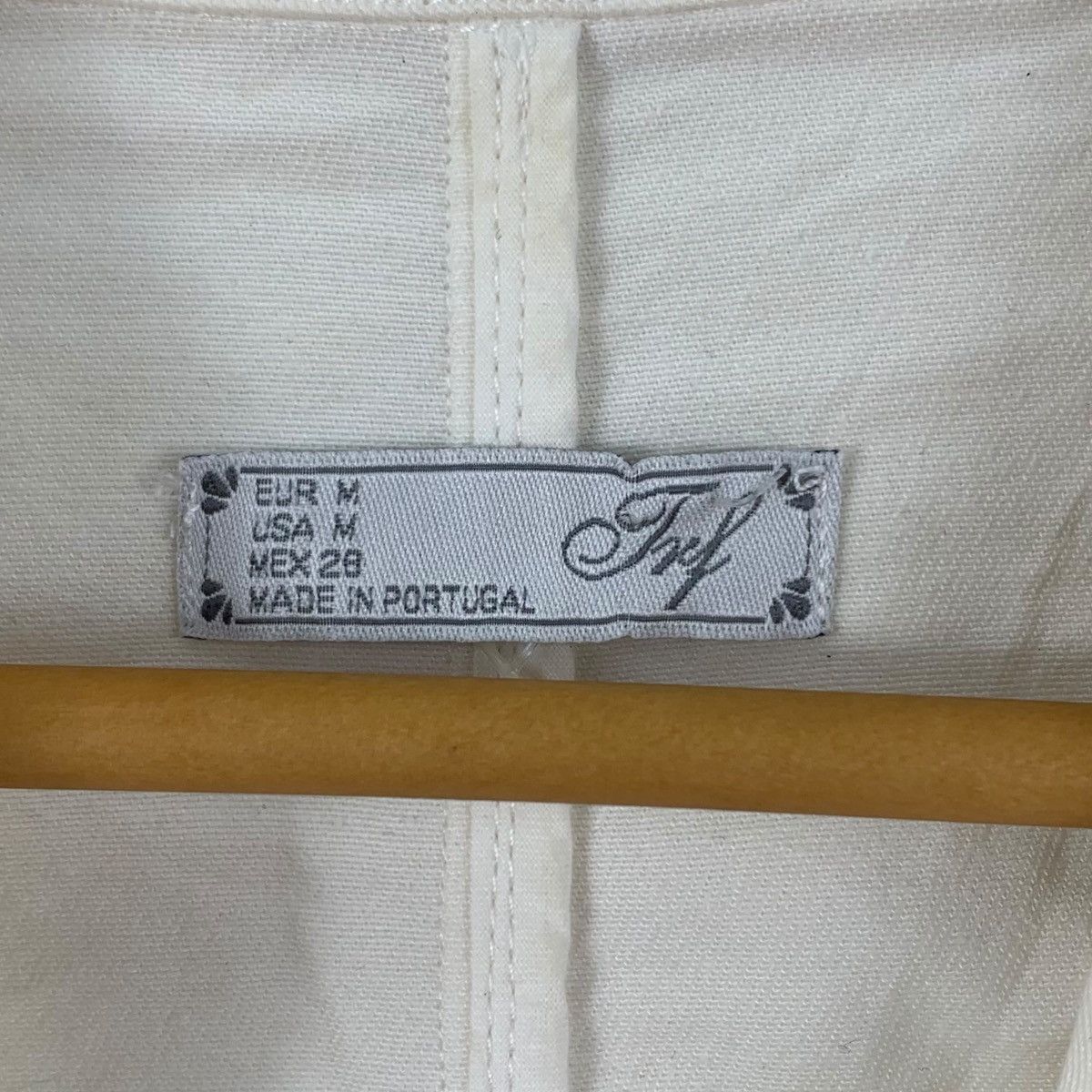Zara ZARA White Plain Blazer Coat Jacket Size M / US 6-8 / IT 42-44 - 7 Thumbnail