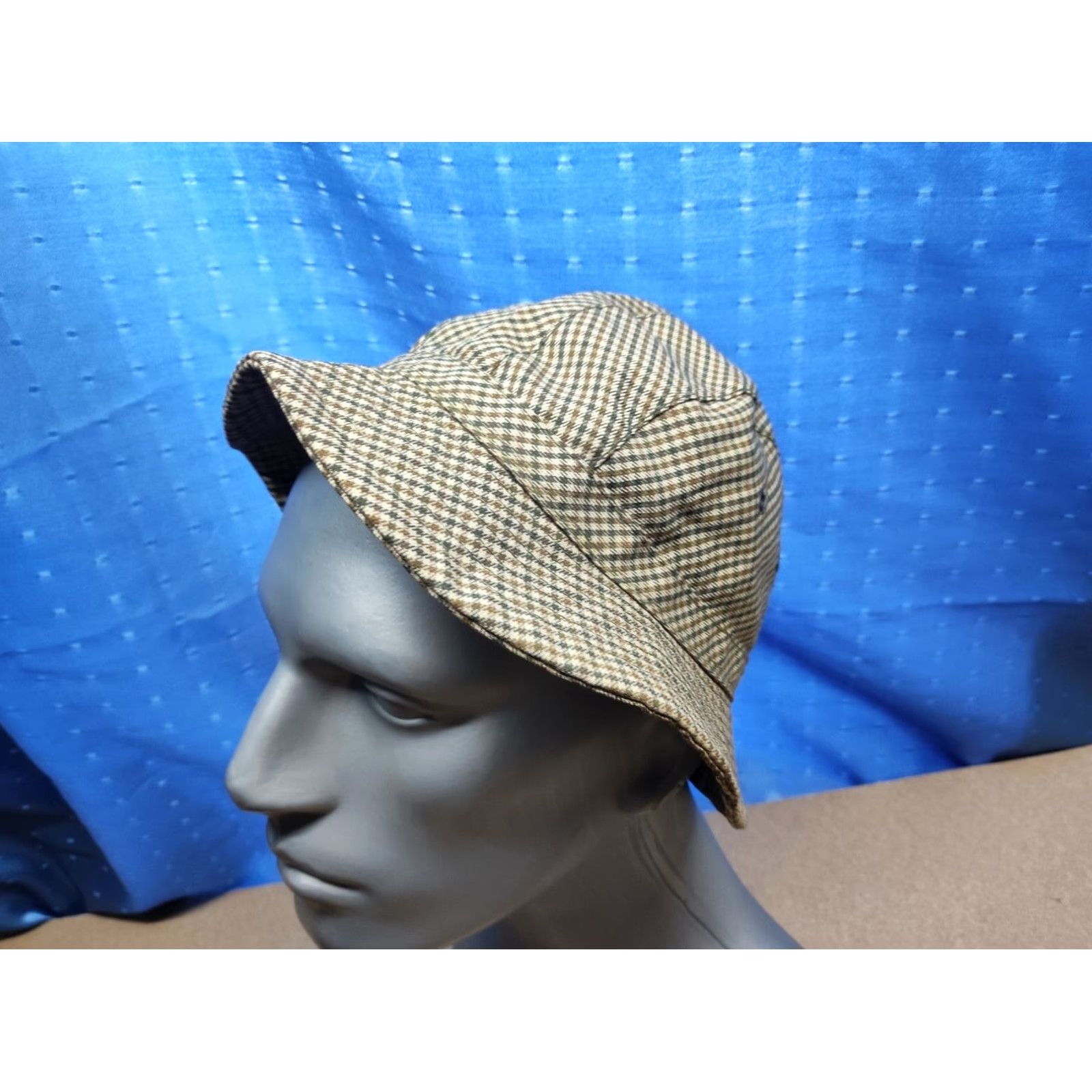 Bogner VINTAGE Bogner Bucket Hat 100% Wool Check Size 57 West Germany Boy / Mens / Adults? [Final: ensure genders] Size ONE SIZE - 2 Thumbnail
