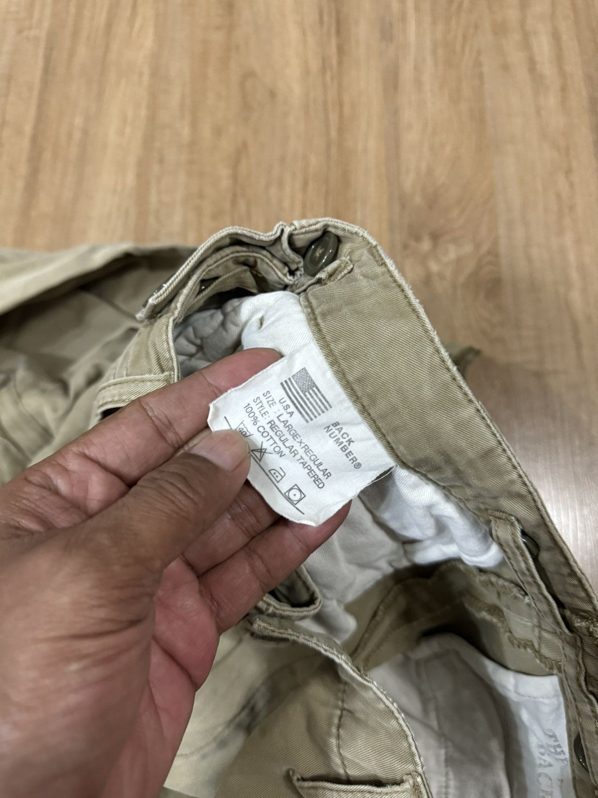 Japanese Brand Back Number Tactical Cargo Pants Size US 33 - 4 Thumbnail