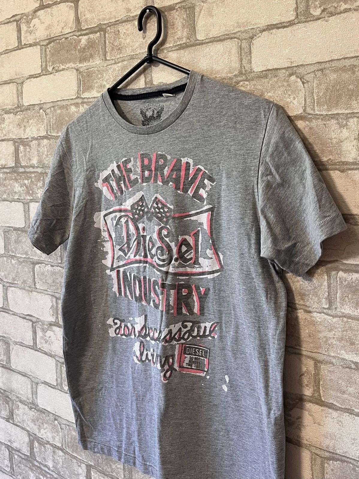 Diesel × Diesel Black Gold × Vintage 🇮🇹Vintage y2k avantgarde Diesel Tee Shirt Size US M / EU 48-50 / 2 - 5 Thumbnail