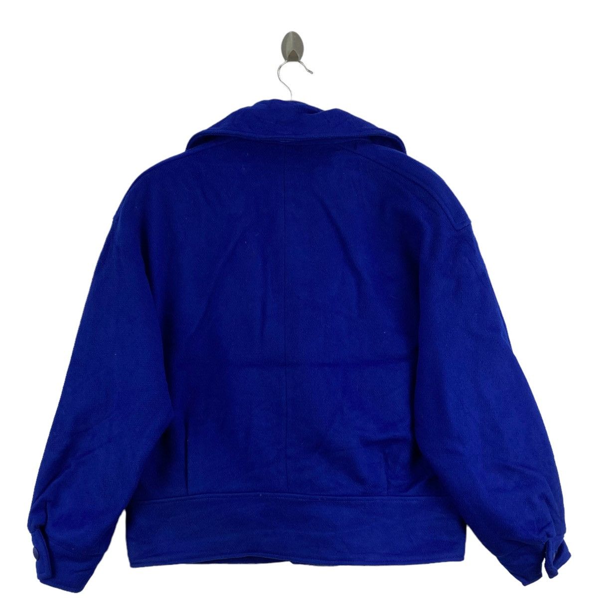 Vintage Vintage 90s POTRAIT By STEVENS USA Blue Wool Coat Size US XXL / EU 58 / 5 - 4 Thumbnail