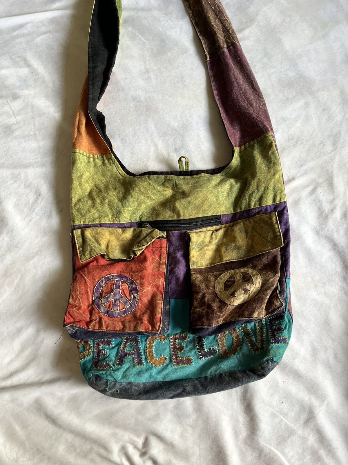 Handmade Beautiful original handmade hobo shoulder bag from Nepal Size ONE SIZE - 4 Thumbnail