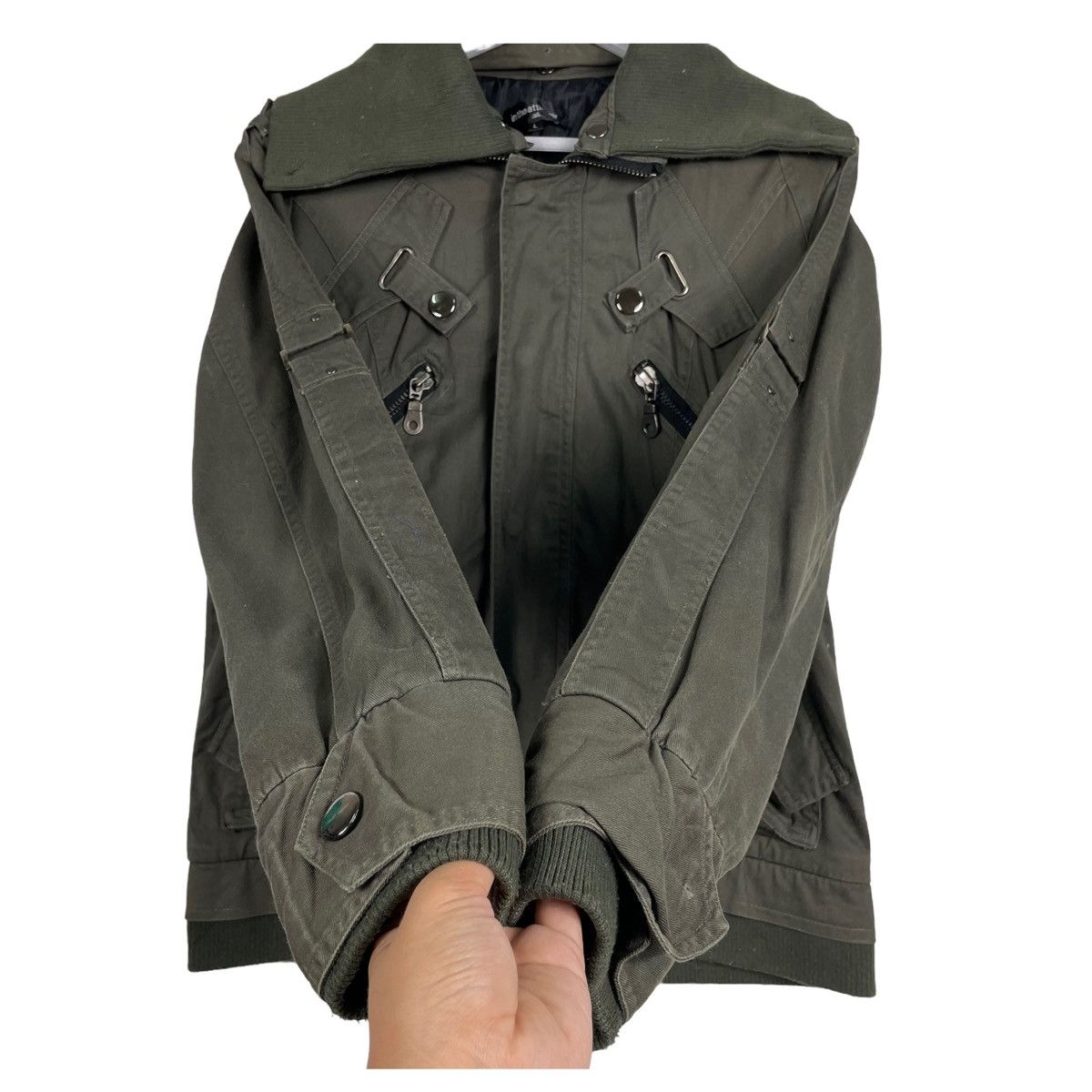 Beauty Beast × In The Attic × Japanese Brand 💥IN THE ATTIC PARACHUTE BONDAGE BIG COLLAR JACKET Size US M / EU 48-50 / 2 - 6 Thumbnail