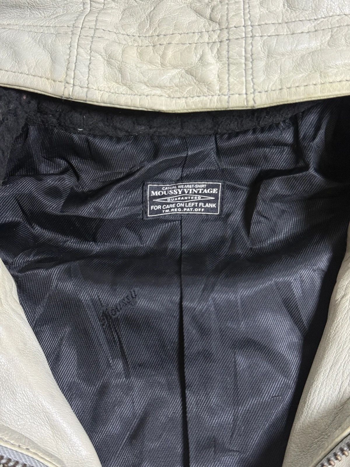 MOUSSY B2V-MOUSSY LEATHER JACKETS ༒ *RARE* Size US M / EU 48-50 / 2 - 9 Thumbnail