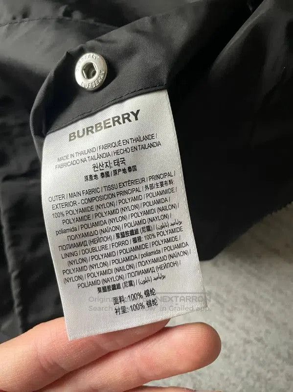 Burberry Burberry Black Lightweight Men's Hooded Jacket. Size US XL / EU 56 / 4 - 7 Thumbnail