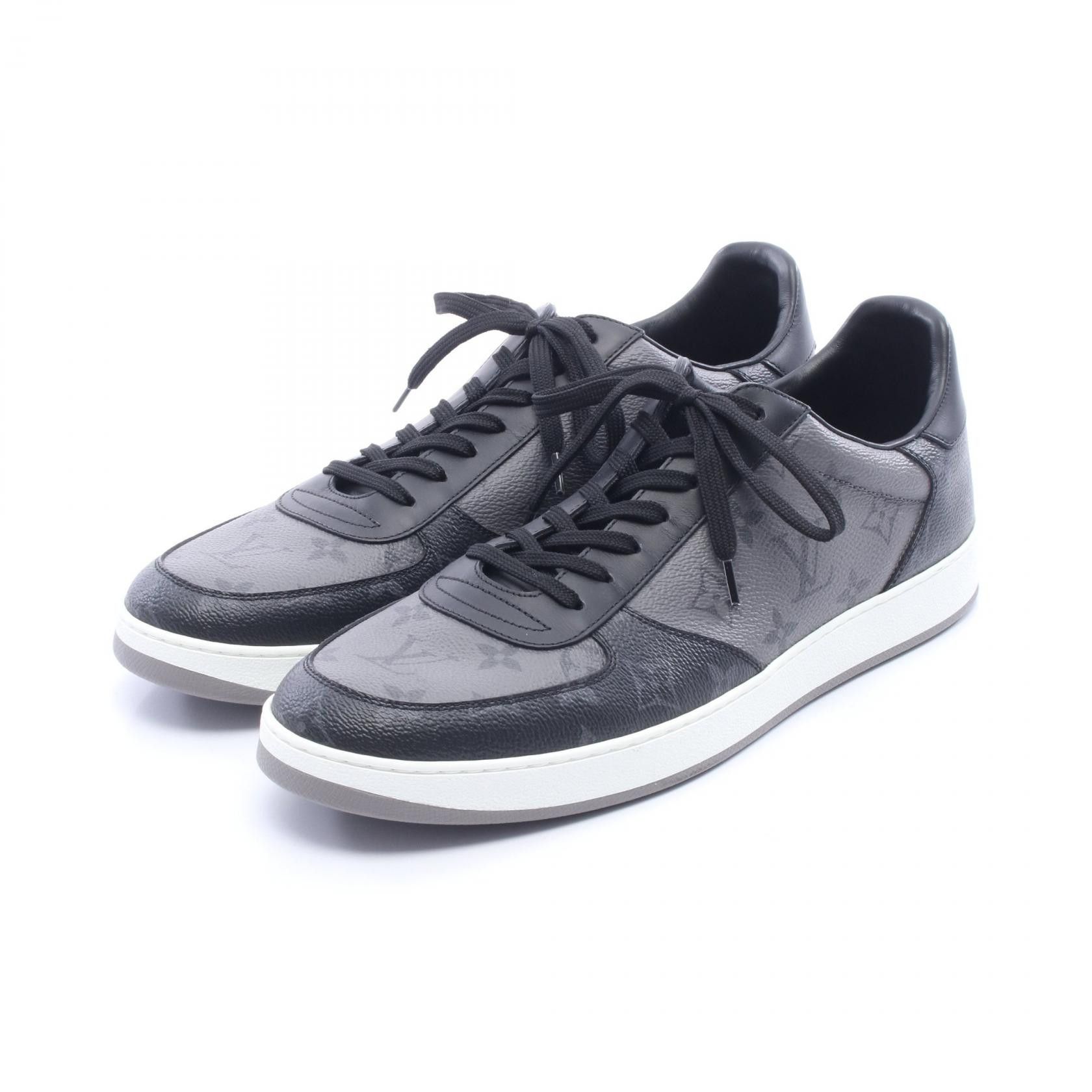 Louis Vuitton Louis Vuitton Louis Vuitton Rivoli Monogram Coated Canvas Leather Sneakers Textile Shoes DUTY FREE for USA Size ONE SIZE - 1 Thumbnail