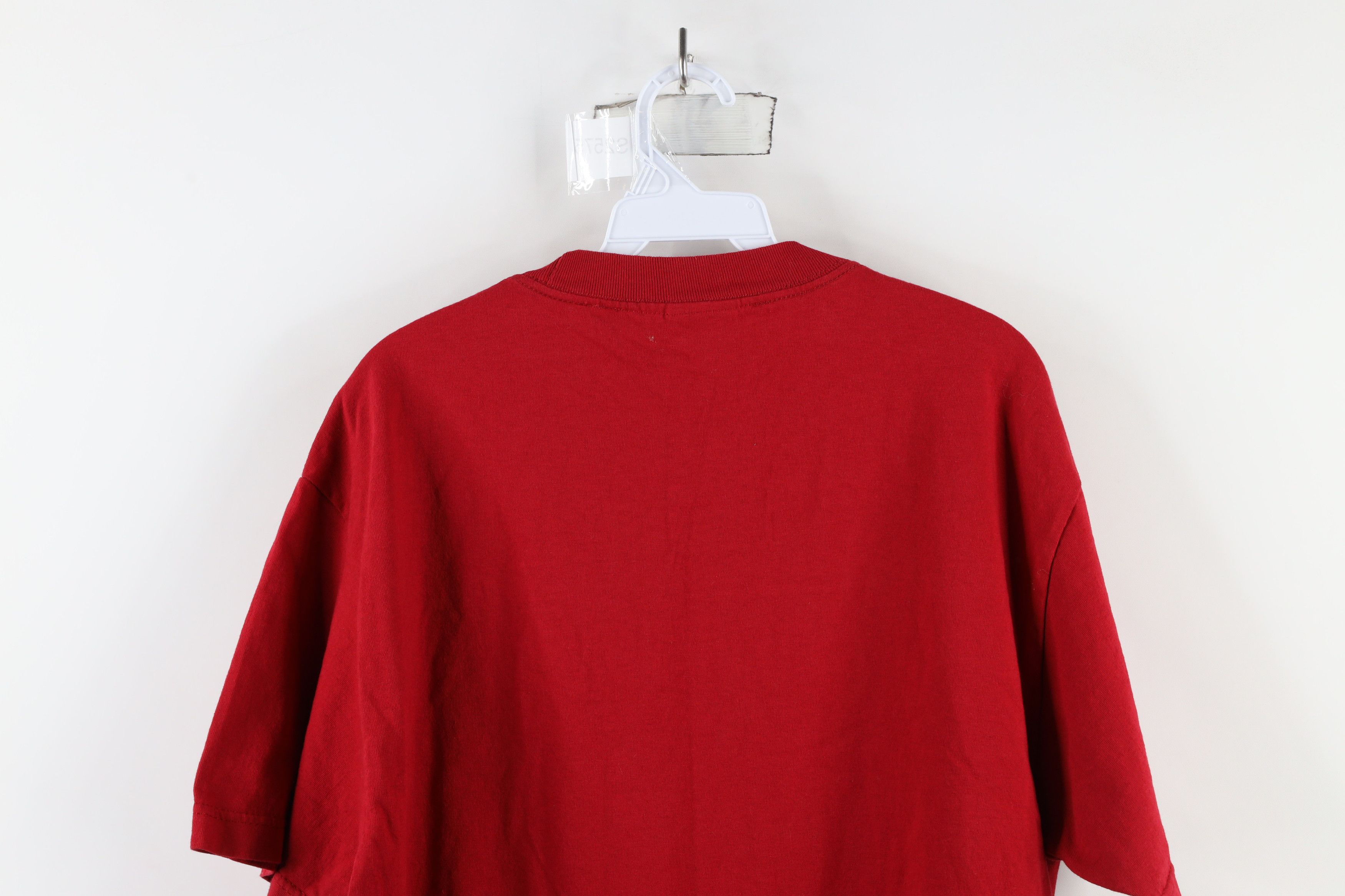 Vintage Vintage 90s Indiana University IU Hoosiers Football T-Shirt Size US L / EU 52-54 / 3 - 10 Thumbnail