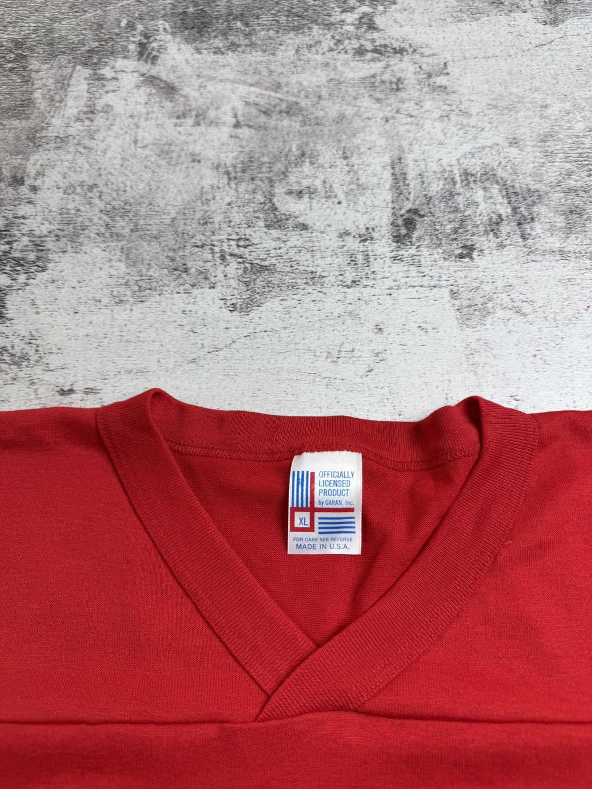 NFL San Francisco USA 80s NFL 49Ers Vintage Men’s XL Red Cotton T Shirt Tee Jersey Size US XL / EU 56 / 4 - 7 Thumbnail
