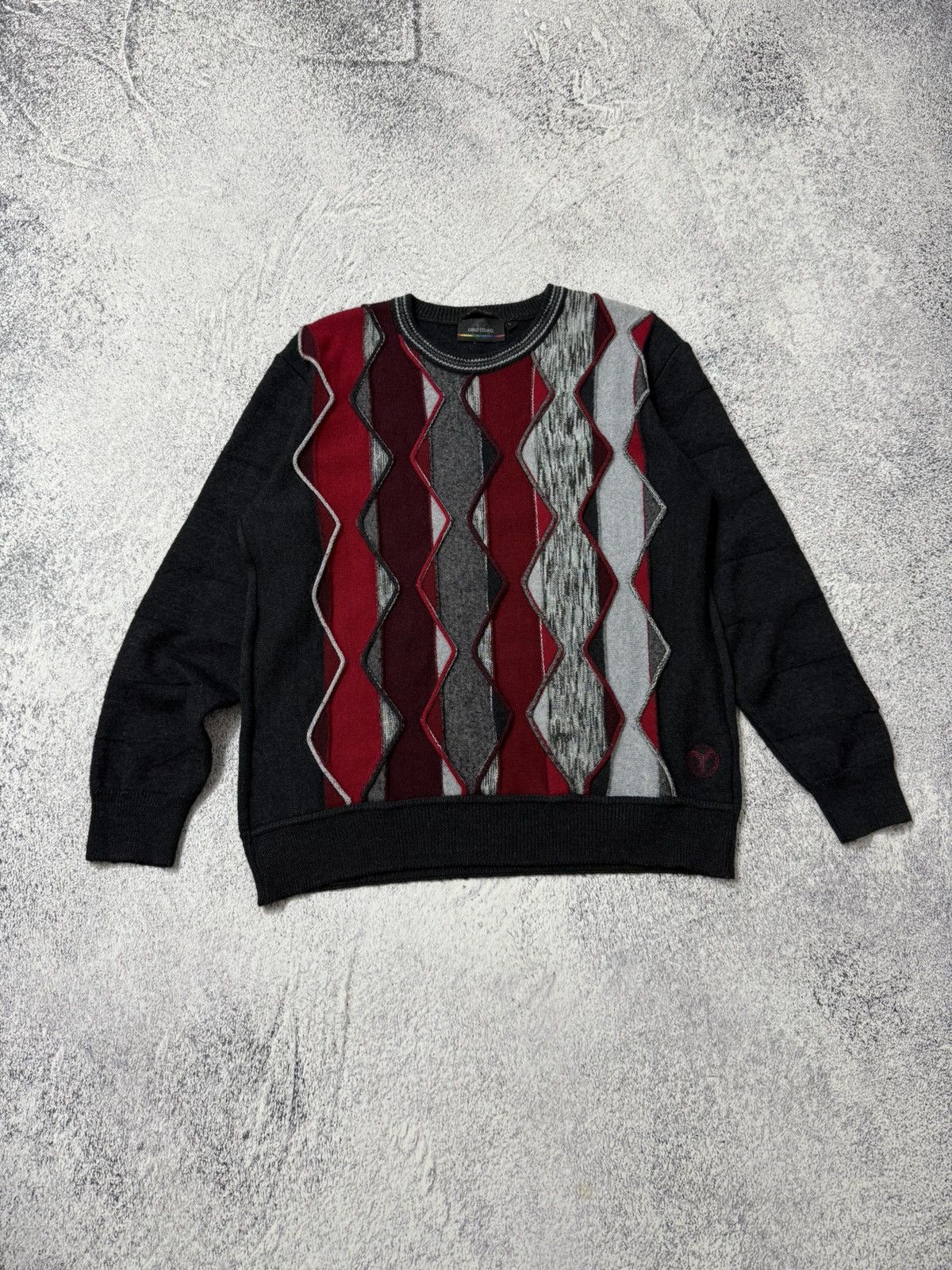 Carlo Colucci × Coogi × Vintage Vintage Carlo Colucci Coogi Style Sweater Size US L / EU 52-54 / 3 - 1 Thumbnail