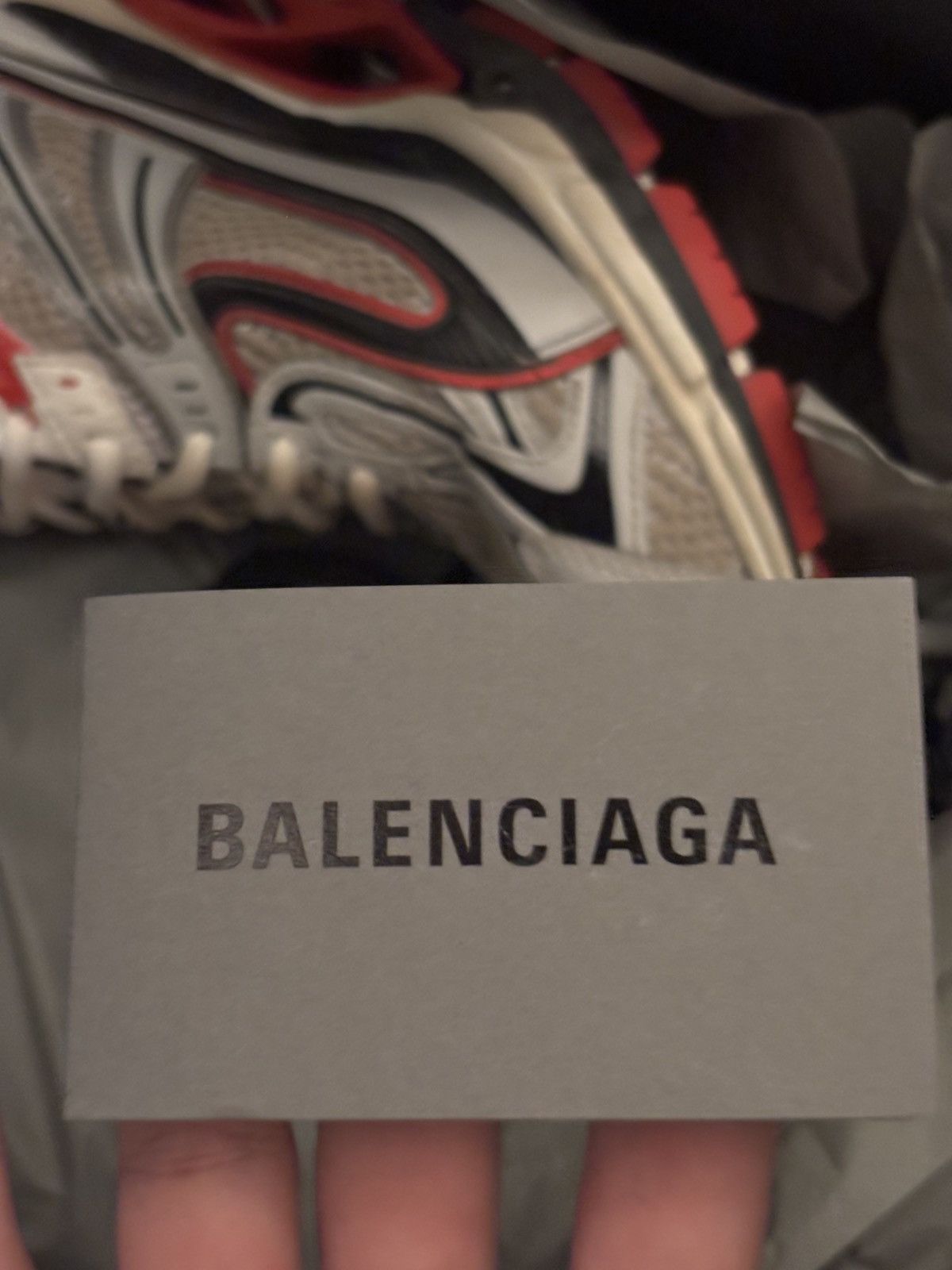 Balenciaga Balenciaga X-Pander Tricolor White/Red/Black Size US 7.5 / IT 37.5 - 10 Thumbnail