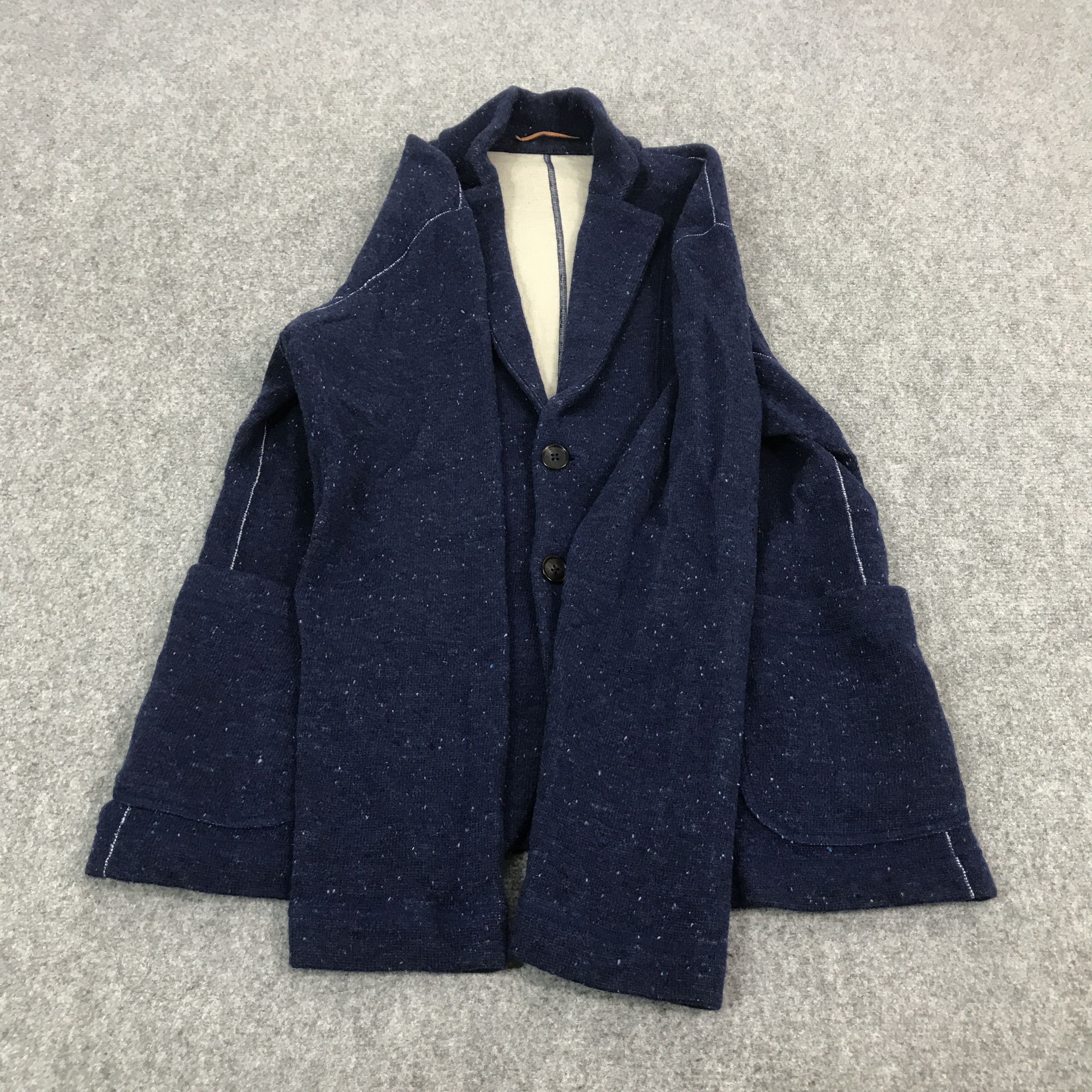Indigo × J. Press × Japanese Brand J.PRESS BLAZER COAT INDIGO JACKET Size US M / EU 48-50 / 2 - 8 Thumbnail