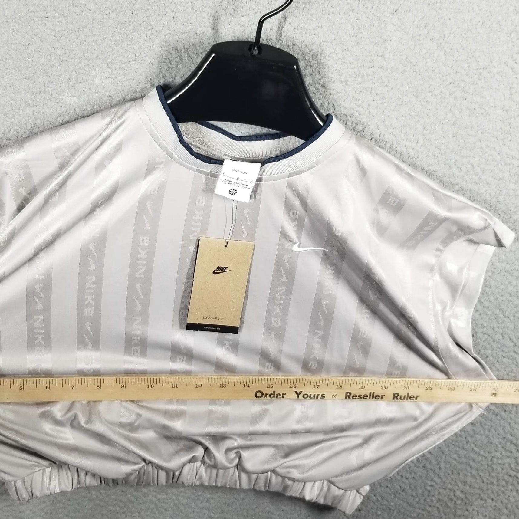 Nike Nike Sportswear Collection AOP Stiped Jacquard Jersey Woman Large FV7549-014 Size L / US 10 / IT 46 - 7 Thumbnail