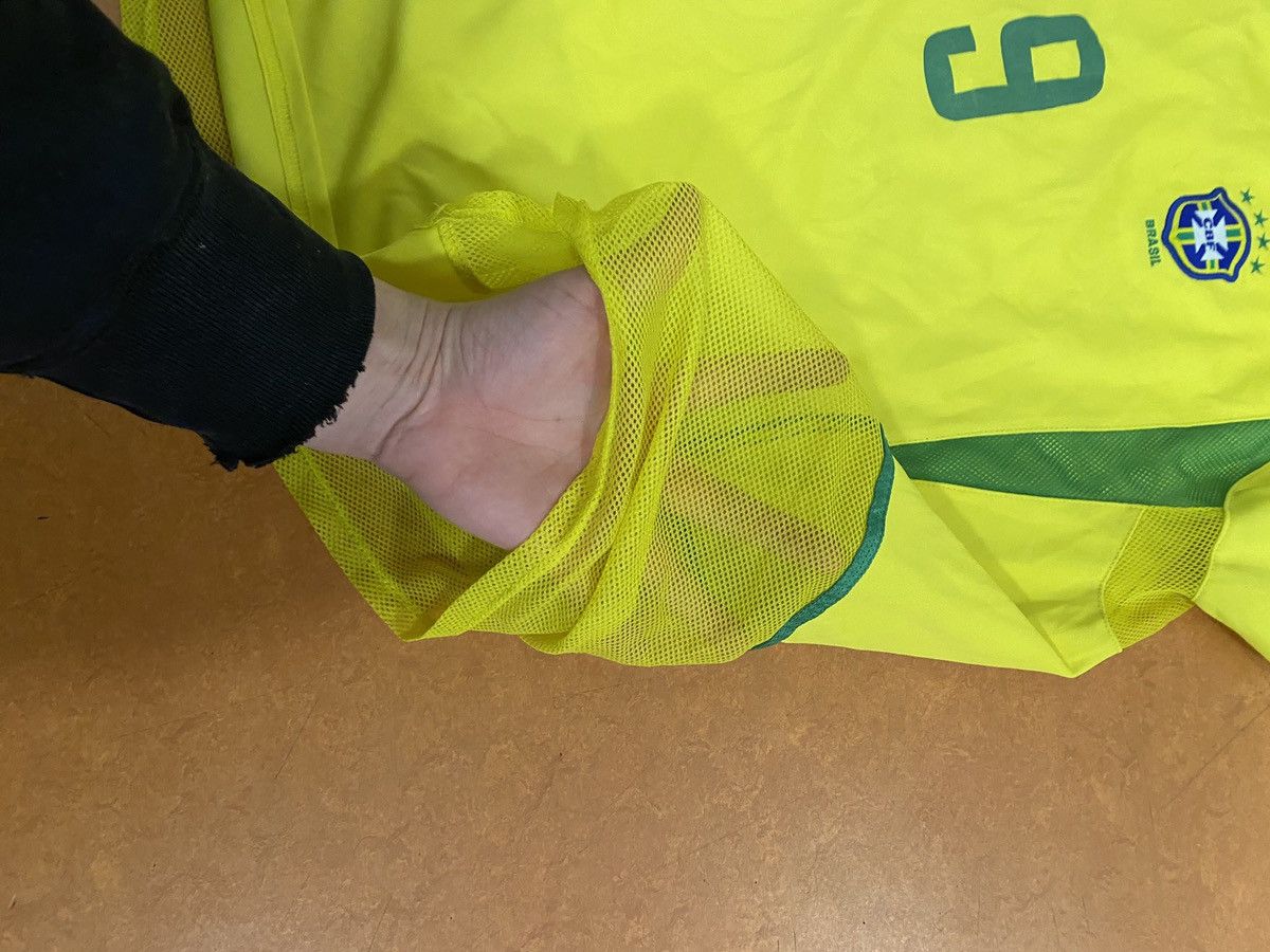 Nike × Vintage Ronaldo Brazil 2002 WORLD CUP PLAYER ISSUE Soccer Jersey XL Size US L / EU 52-54 / 3 - 3 Thumbnail