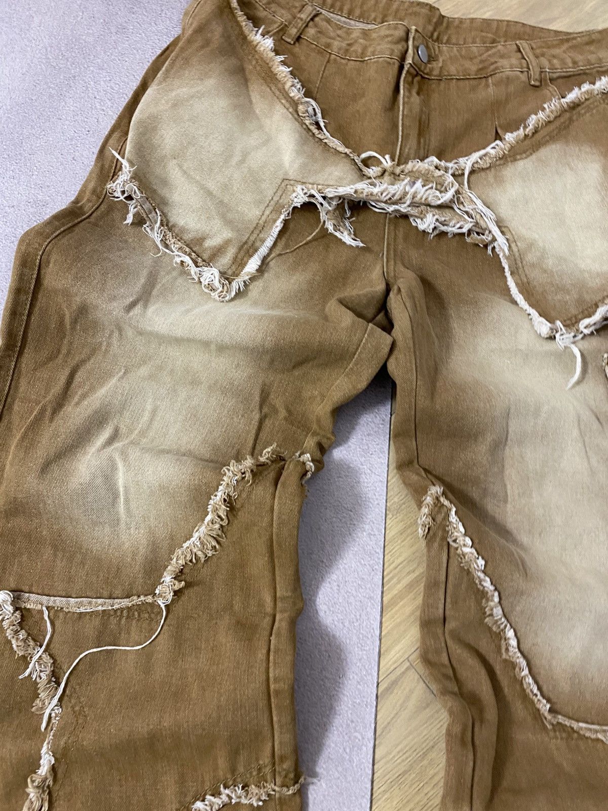 Other Baggy Brown Faded Pants If Six Was Nine style y2k jeans Size US 34 / EU 50 - 5 Thumbnail