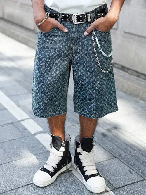 Japanese Brand × Vintage Vintage jeans jorts Y2K RETRO shorts Size US 32 / EU 48 - 1 Thumbnail