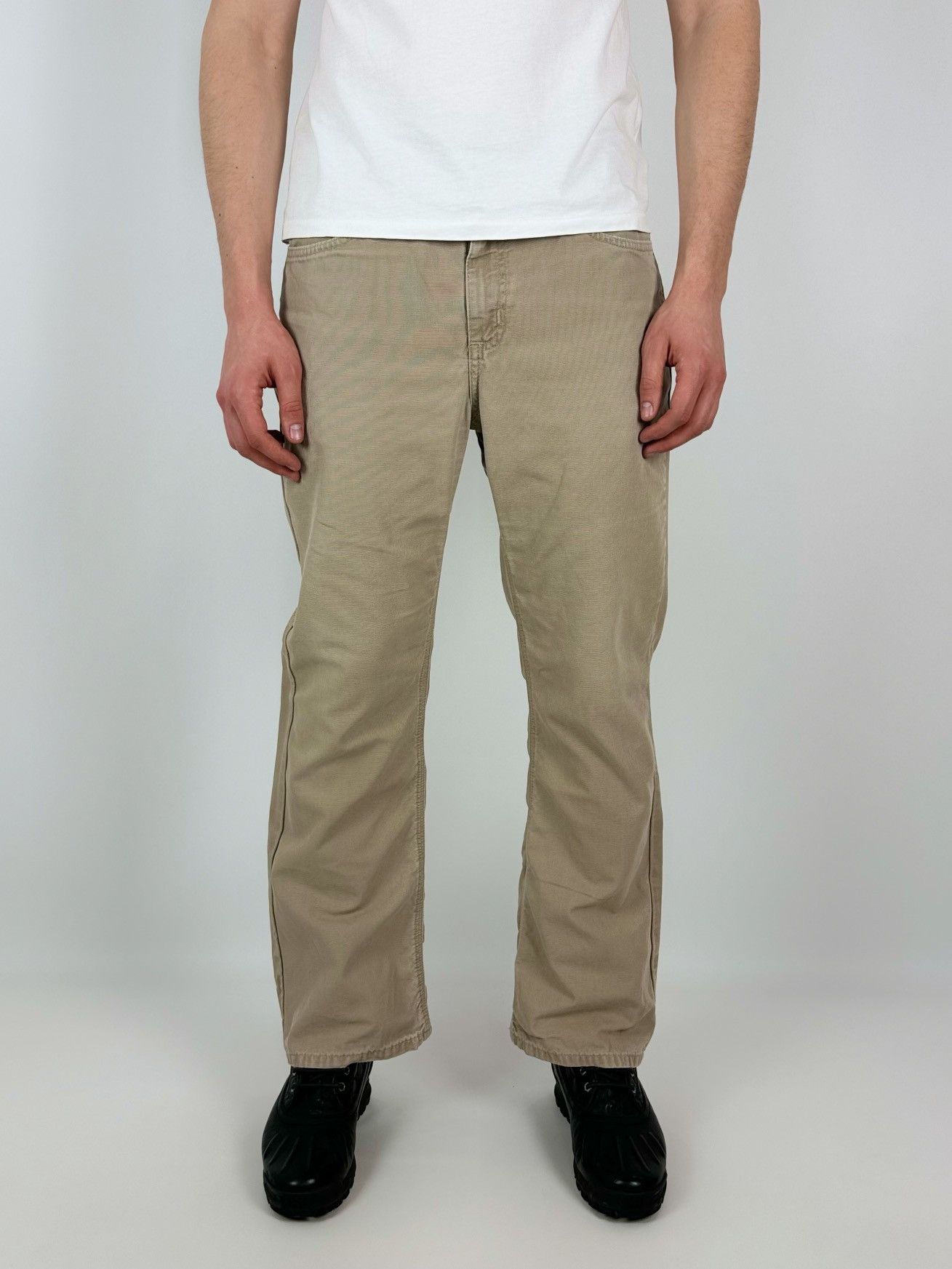 Carhartt Vintage Distressed Carhartt Work Pants Size US 32 / EU 48 - 2 Thumbnail