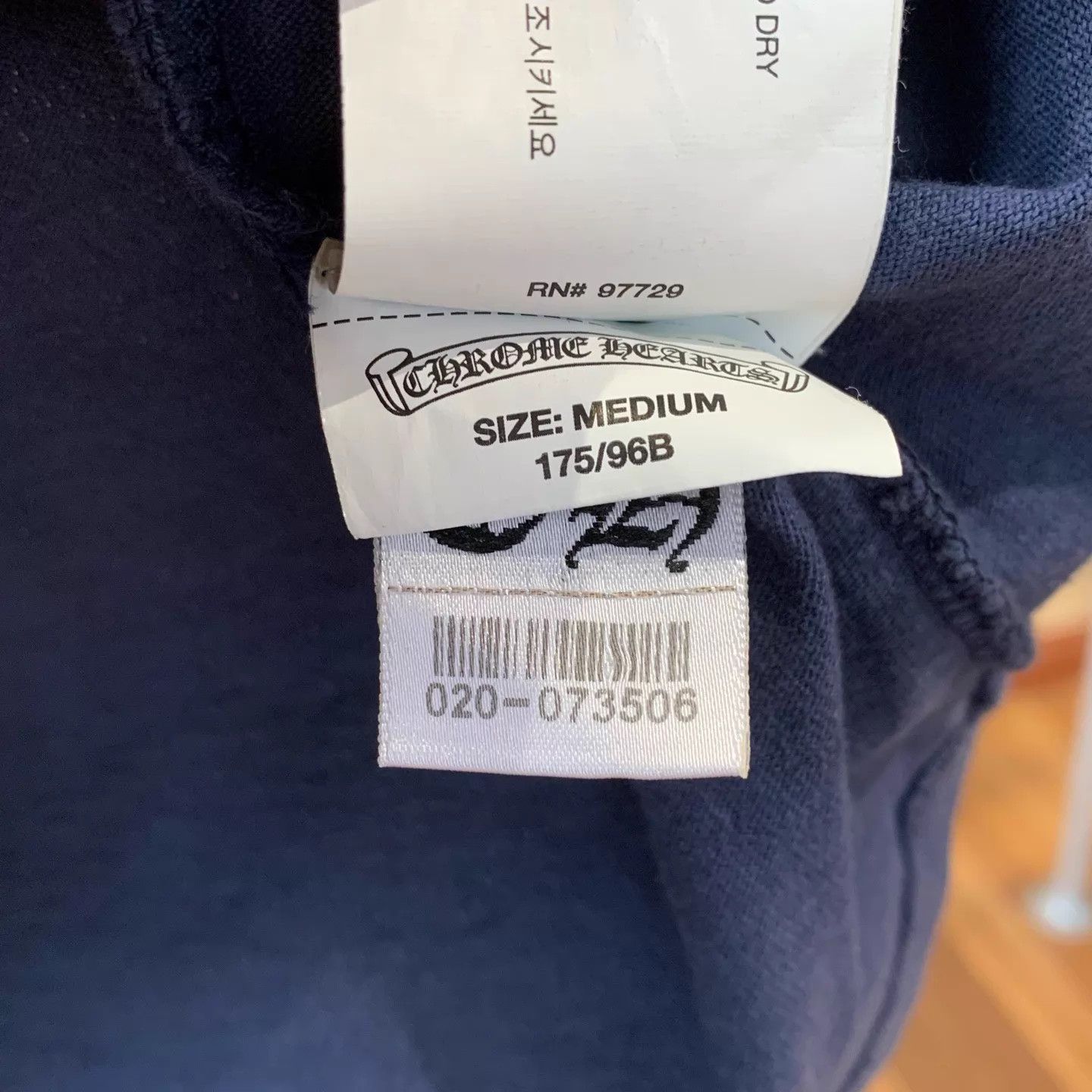 Chrome Hearts Chrome Hearts Navy Mattyboy Graffiti Longsleeve M Size US M / EU 48-50 / 2 - 9 Thumbnail