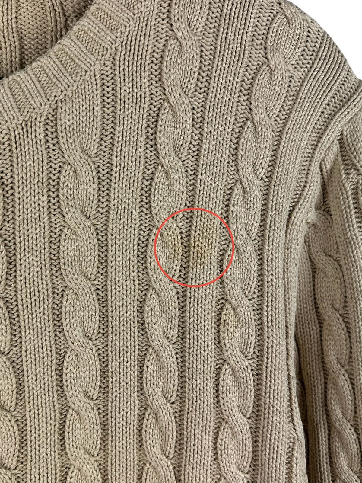 L.L. Bean Vintage L.L. Bean Cable Knit Sweater Cardigan Women’s Size L Size L / US 10 / IT 46 - 5 Thumbnail