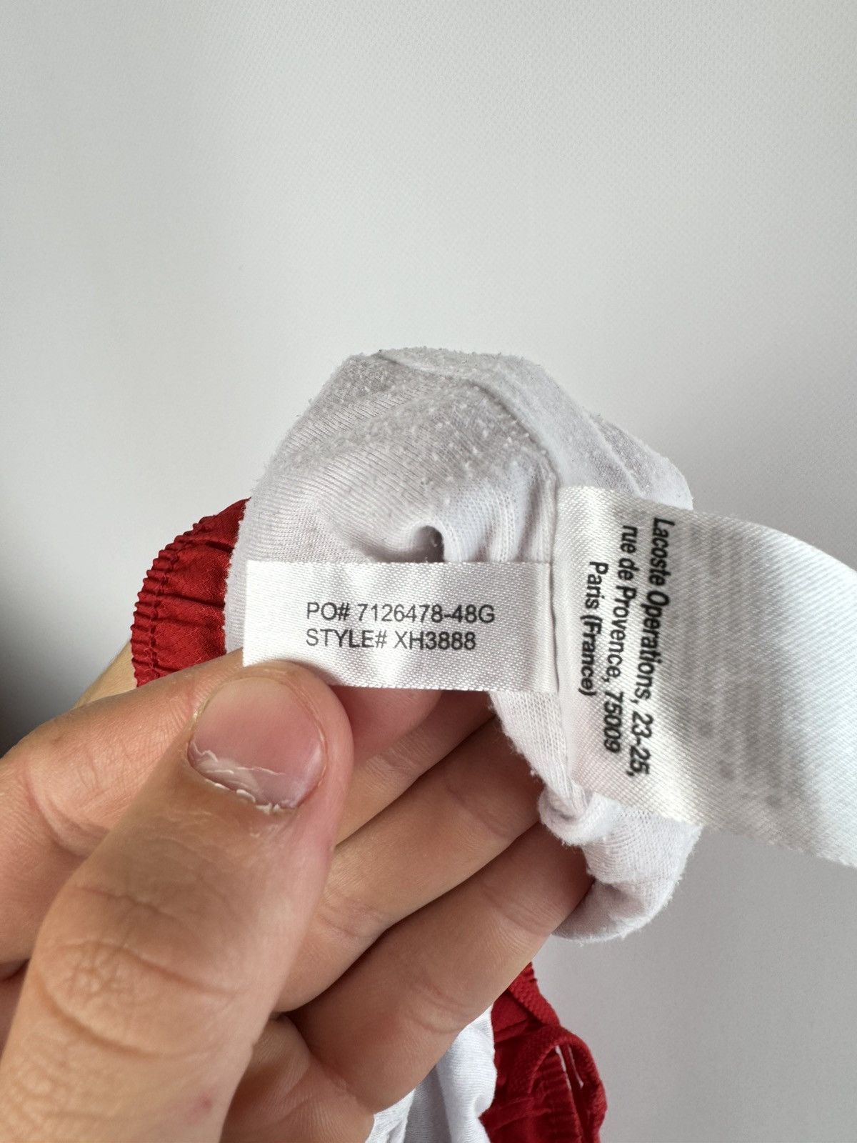 Other Lacoste Nylon Track Pants Red Size M Size US 32 / EU 48 - 12 Thumbnail