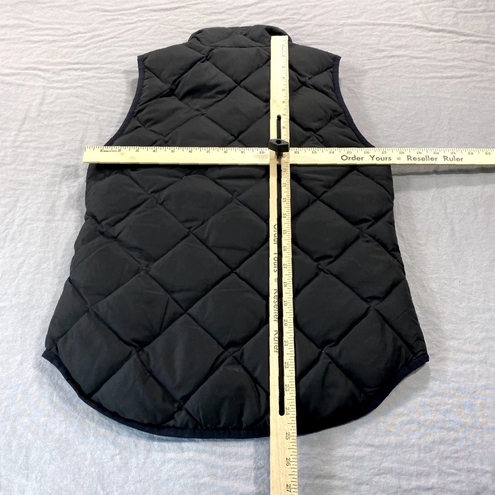 J.Crew J.CREW Vest Womens XXS Black Down Fill Puffer Jacket Full Zip Pockets Quilted Size XXS / US 00 / IT 34 - 4 Thumbnail