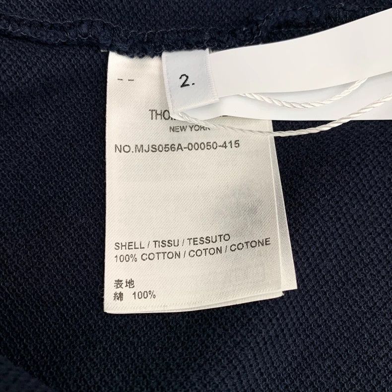 Thom Browne Thom Browne size2 Dark blue cotton round neck short sleeves Size US M / EU 48-50 / 2 - 7 Thumbnail