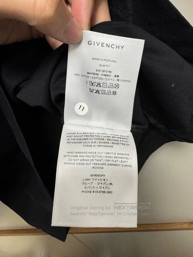 Givenchy Givenchy Knitted collar, logo print solid color short-slee Size US L / EU 52-54 / 3 - 5 Thumbnail