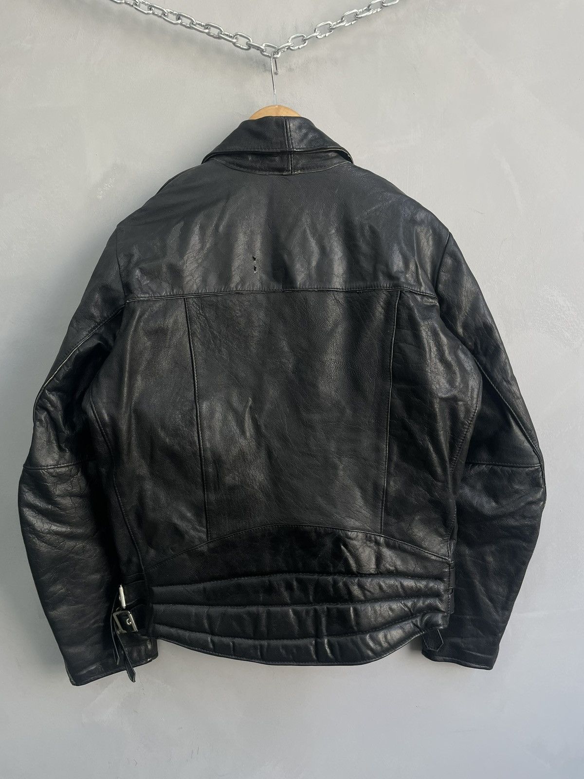 Harley Davidson Biker leather bomber jacket hype 90s japanese y2k Size US M / EU 48-50 / 2 - 11 Thumbnail