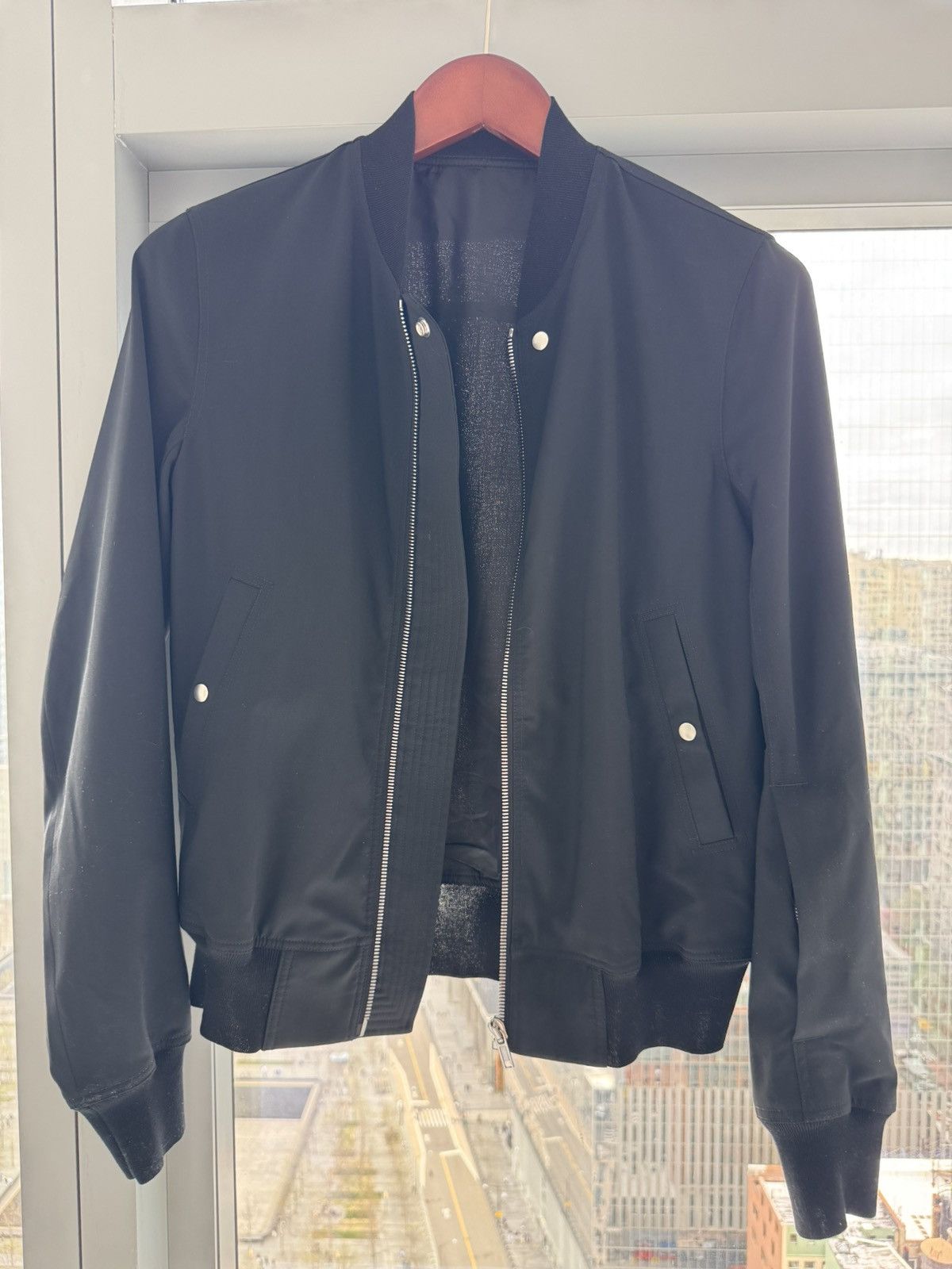 Rick Owens Rick Owens Black Classic Flight Bomber Jacket Size US M / EU 48-50 / 2 - 9 Thumbnail