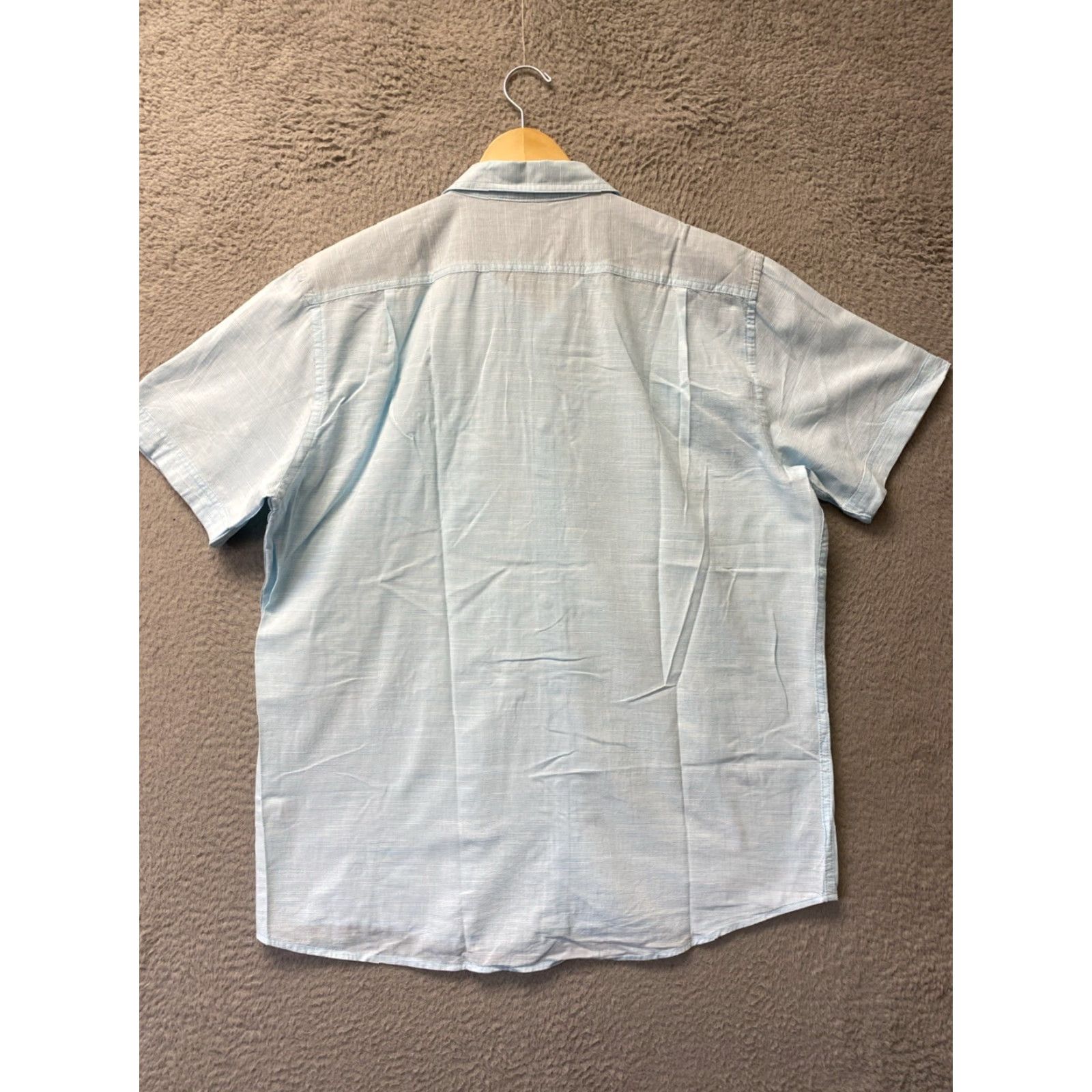 Izod VINTAGE Izod Saltwater Men's Short Sleeve Shirt XL Blue Hawaiian Graphic Print Casual Summer Size US XL / EU 56 / 4 - 6 Thumbnail