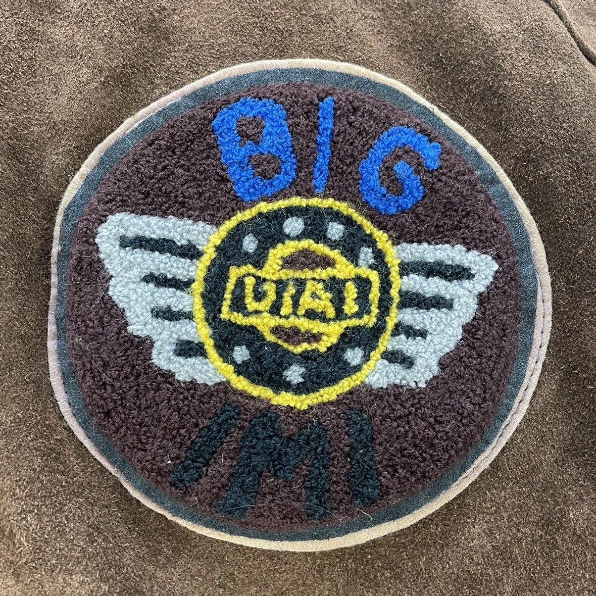 Genuine Leather 🔥Vintage Suede Leather Varsity Jacket Size US M / EU 48-50 / 2 - 6 Thumbnail