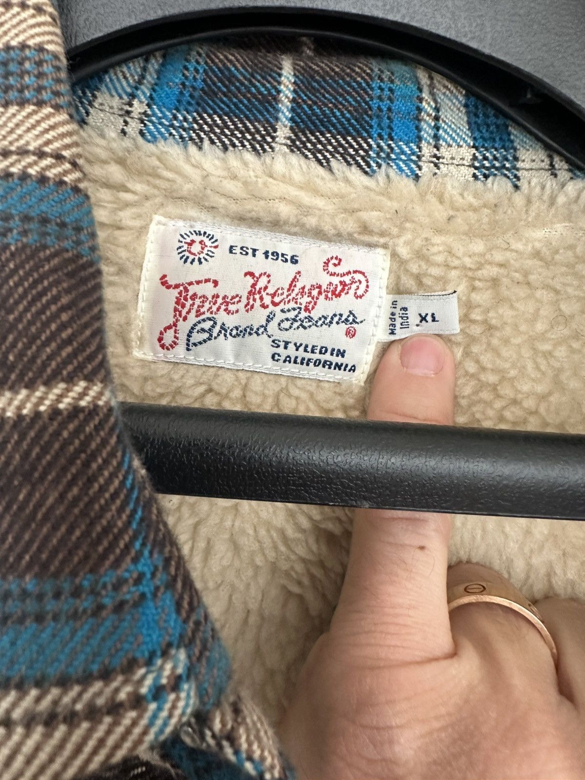 True Religion True Religion Lined Flannel Size US XL / EU 56 / 4 - 3 Thumbnail