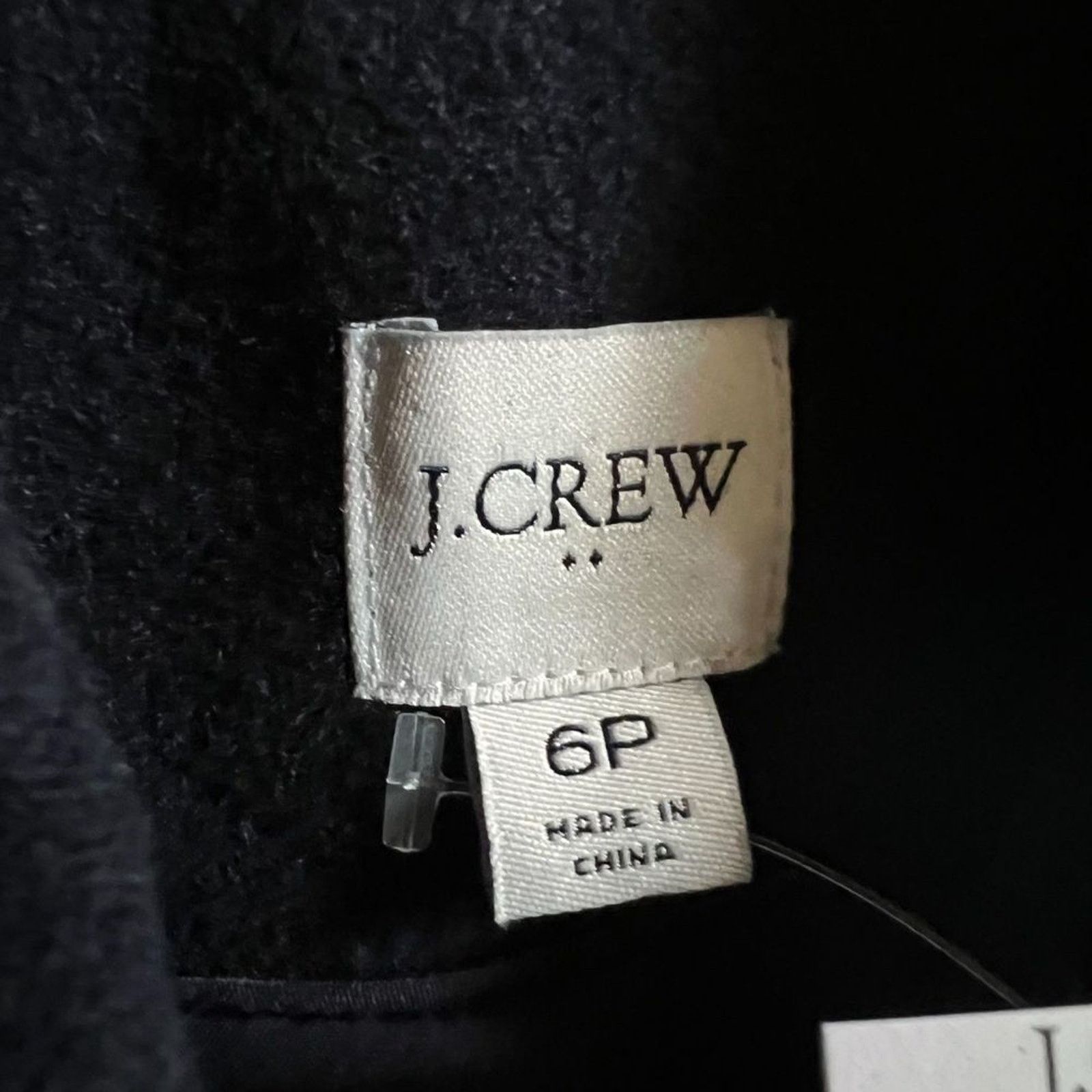 J.Crew J.CREW Petite Navy Wool-Blend Topcoat w/ Tags, 6P Size M / US 6-8 / IT 42-44 - 7 Thumbnail