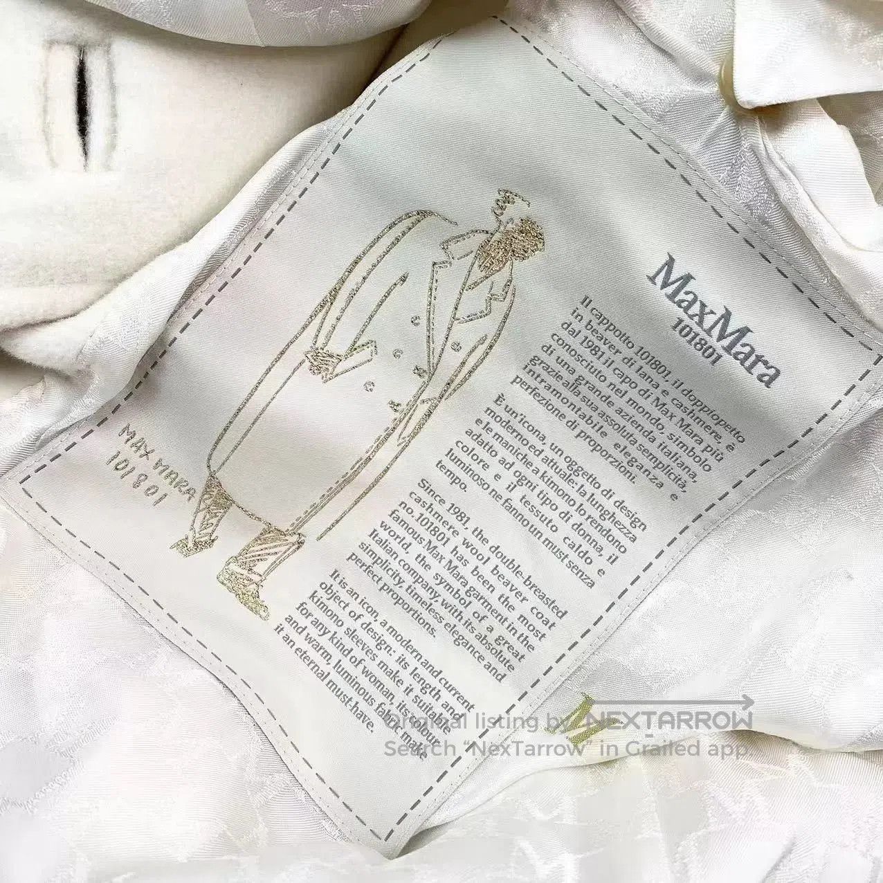 Other maxmara white double-breasted coat size 34. Size US S / EU 44-46 / 1 - 4 Thumbnail