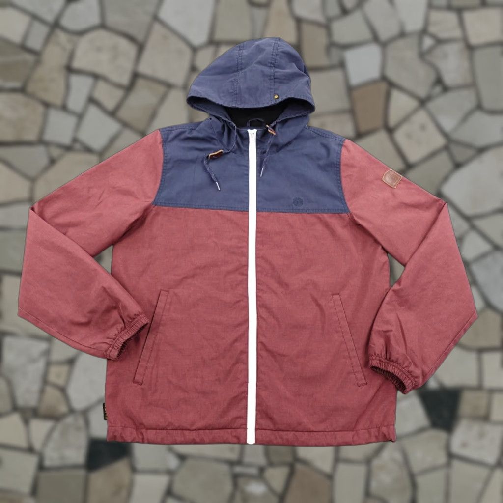 Element Element Wolfeboro Jacket Mens Medium Blue Red Fleece Lined Coat Full Zip Up Size US M / EU 48-50 / 2 - 1 Thumbnail
