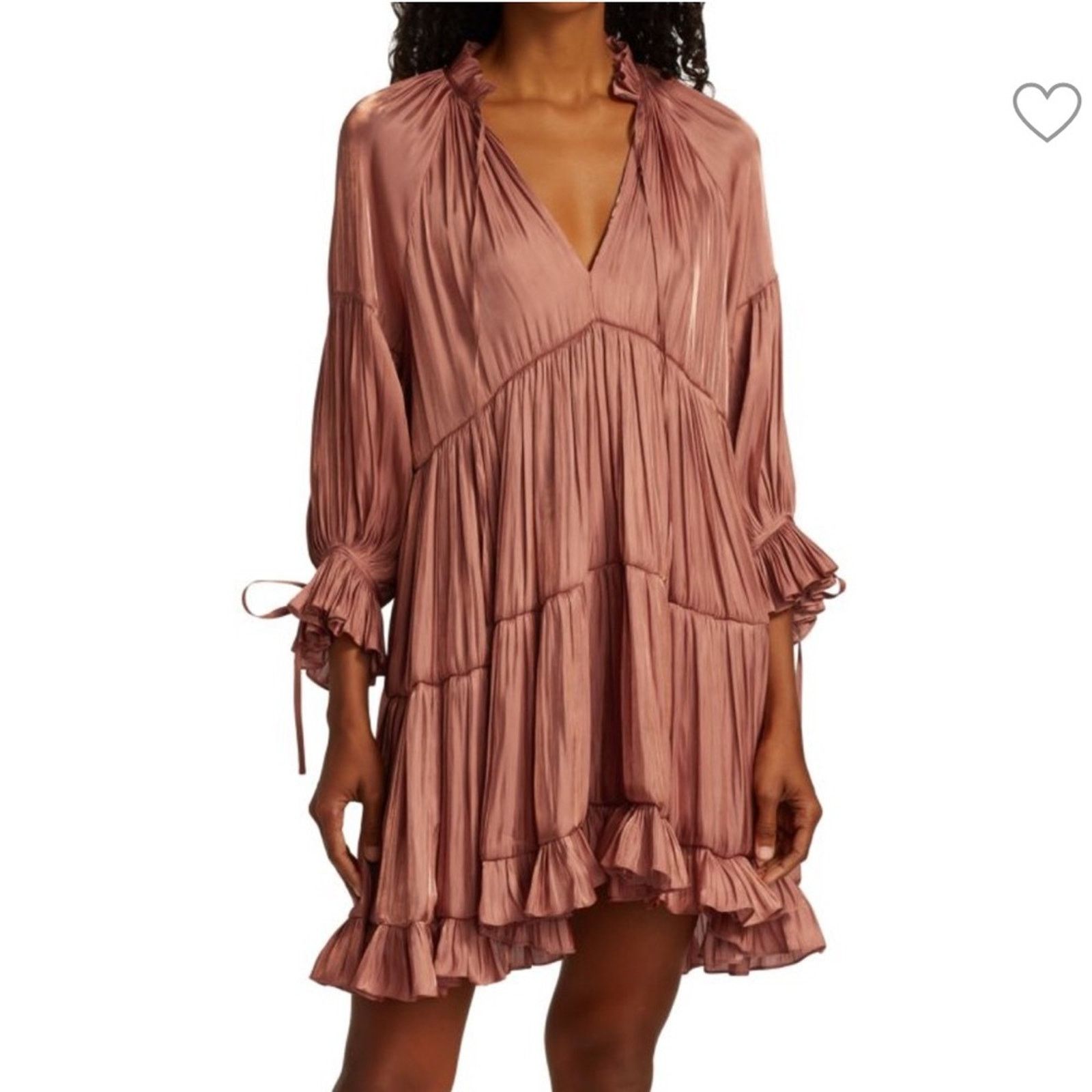 Cinq a Sept Cinq à Sept Phyllis Shirred Peasant Dress - Size 0 Size XS / US 0-2 / IT 36-38 - 6 Thumbnail