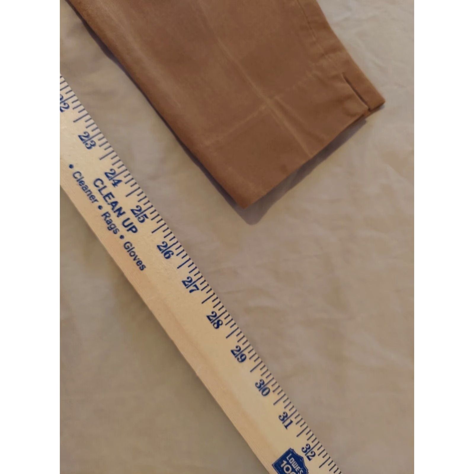 Banana Republic Womens Banana Republic Khaki Dress Pants 4 Khaki Slack Chino Trouser Size 27" / US 4 / IT 40 - 7 Thumbnail