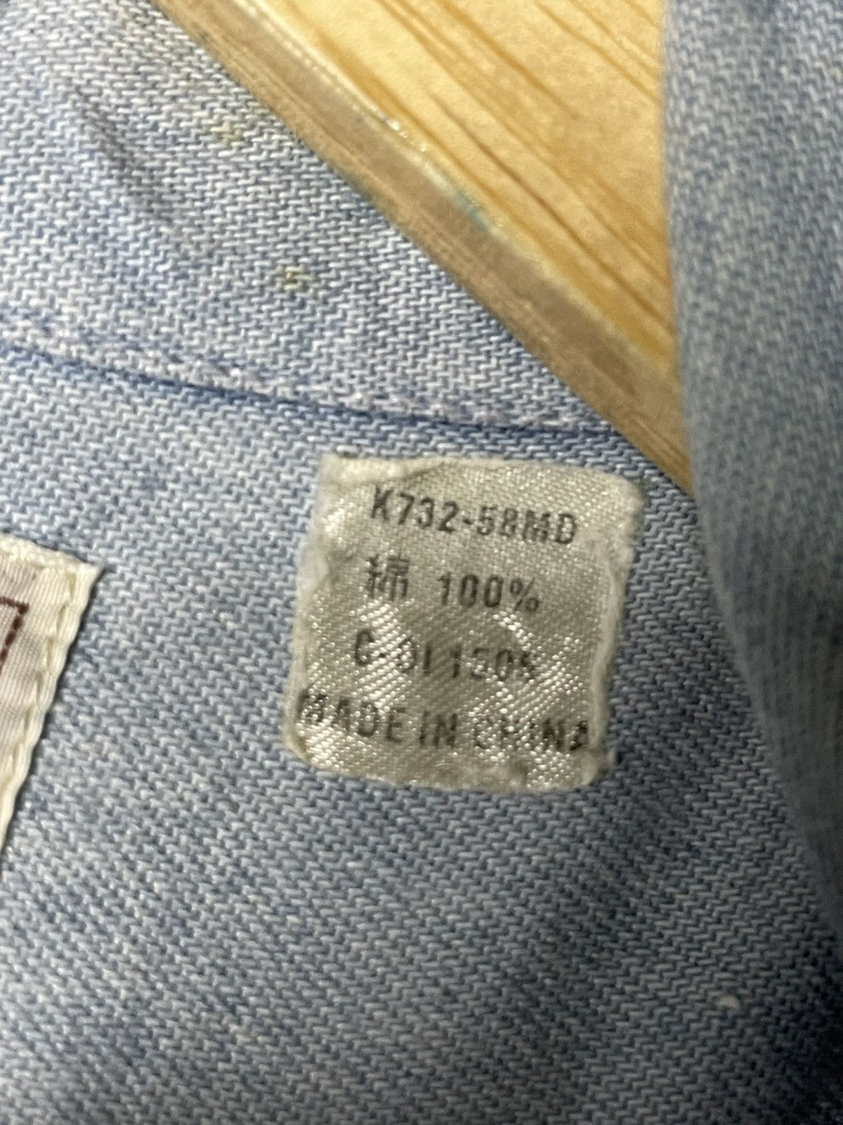 Japanese Brand × Vintage Authentic Mandoc Street Denim Button Up Shirts (82) Size US M / EU 48-50 / 2 - 8 Thumbnail
