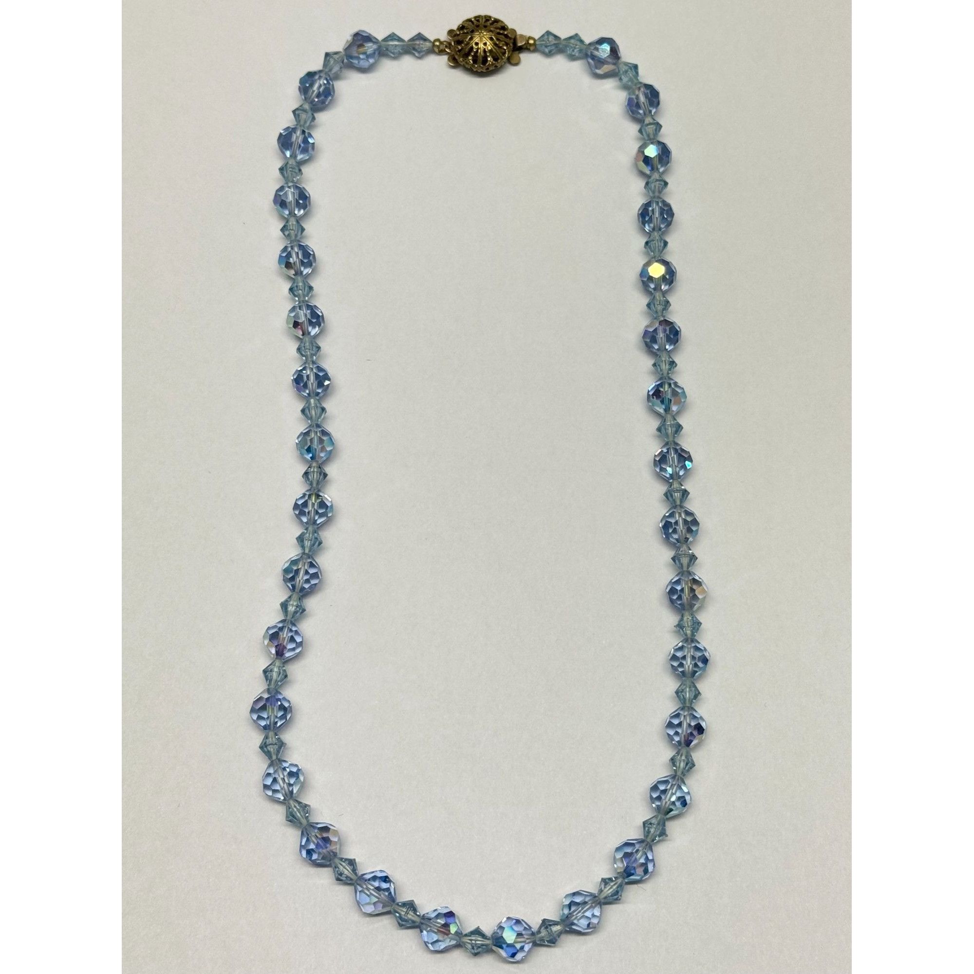 Vintage Vintage blue crystal beaded necklace Size ONE SIZE - 2 Thumbnail