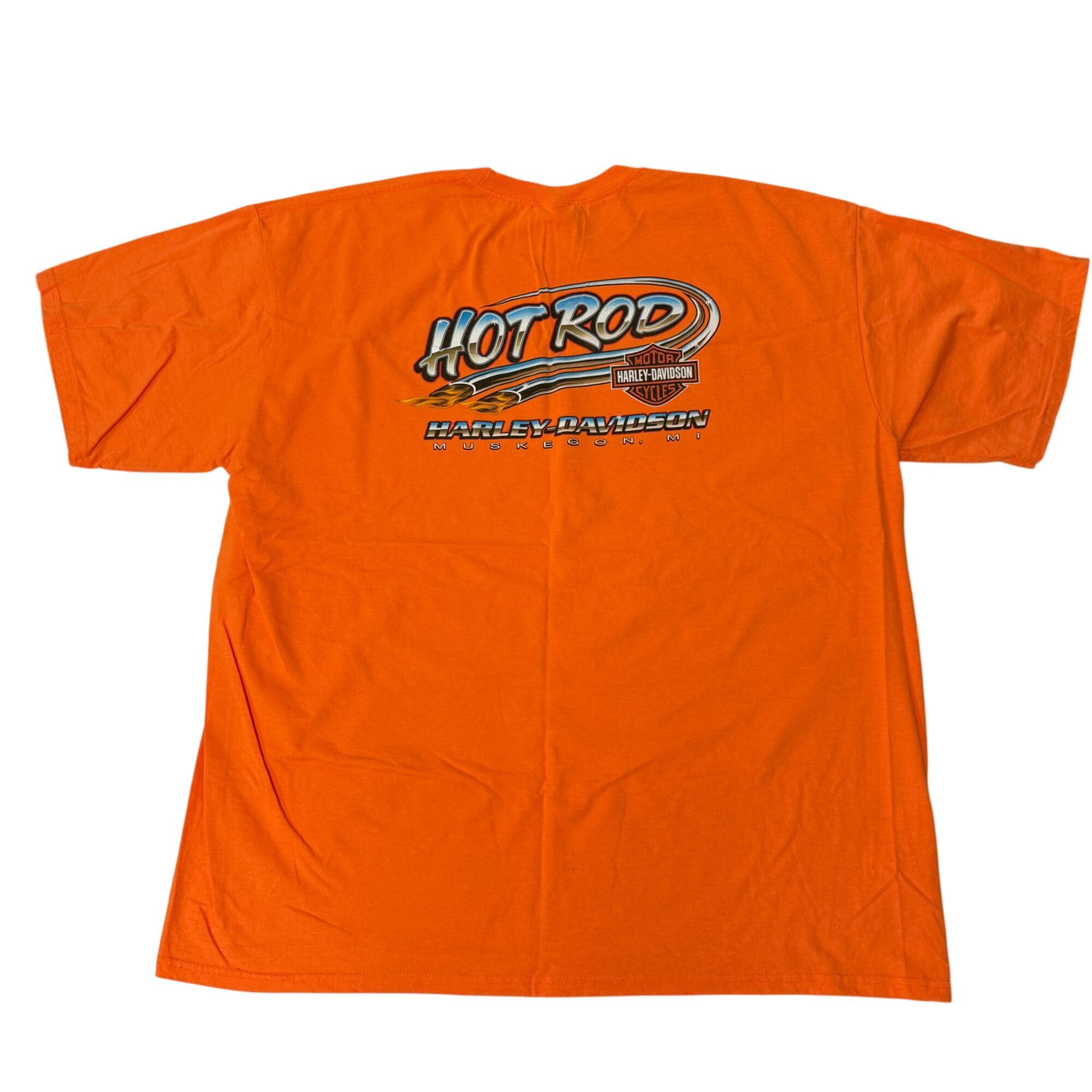Harley Davidson H-D Motorcycle HOT ROD Biker Streetwear T Shirt Size US XXL / EU 58 / 5 - 3 Thumbnail