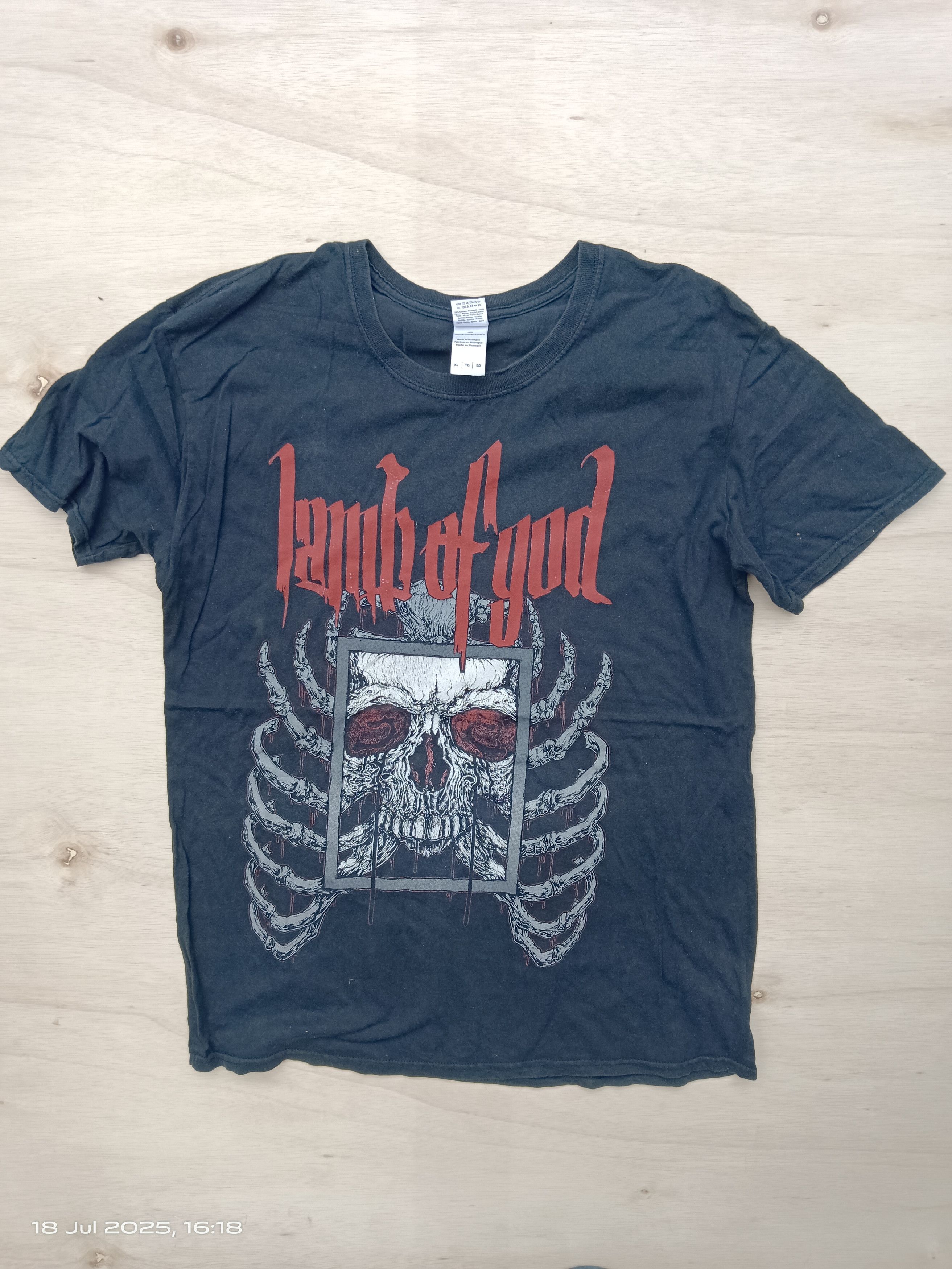 Band Tees Vtg y2k Lamb Of God 2015 world tour Size US XL / EU 56 / 4 - 1 Thumbnail