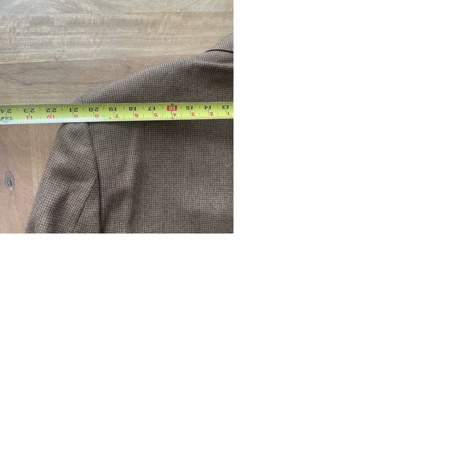 Ralph Lauren Vintage Lauren Ralph Lauren Blazer Mens 44R Brown 100% Lambswool Donegal Sport Coat Size 44R - 9 Thumbnail