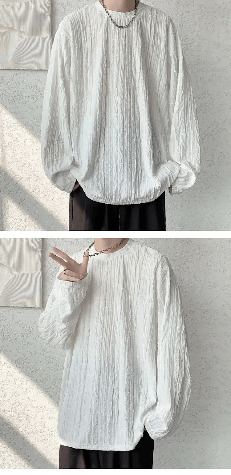 Japanese Brand × Vintage Fashion retro crinkle shirt Size US L / EU 52-54 / 3 - 3 Thumbnail