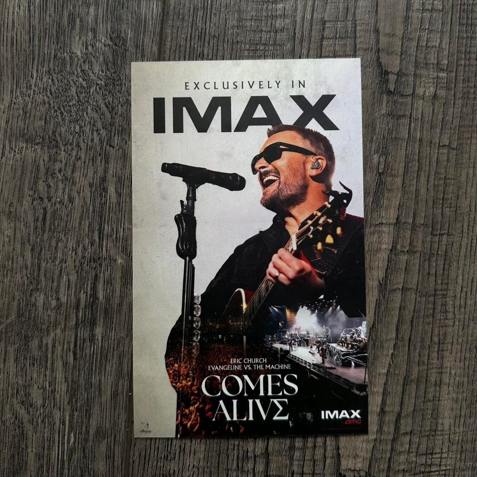Other Eric Church AMC IMAX Movie Promo Poster Concert Ticket Stub Size ONE SIZE - 3 Thumbnail