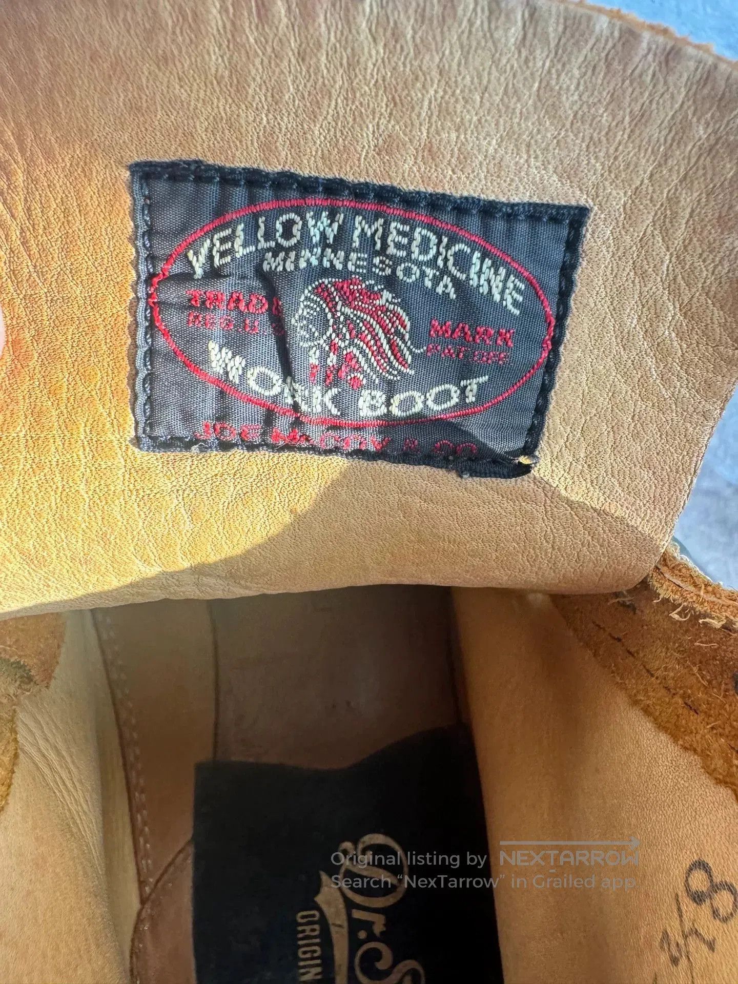 The Real McCoy's Joe McCoy Lineman Boots. Size US 8.5 / EU 41-42 - 8 Thumbnail