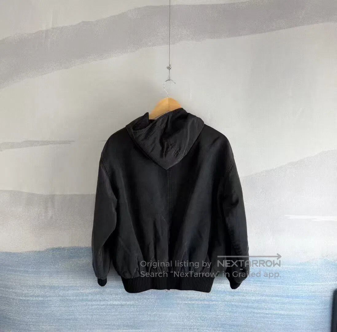 Dior Dior Black Distressed Zip-Up Hooded Jacket| Size XXS / US 00 / IT 34 - 2 Thumbnail