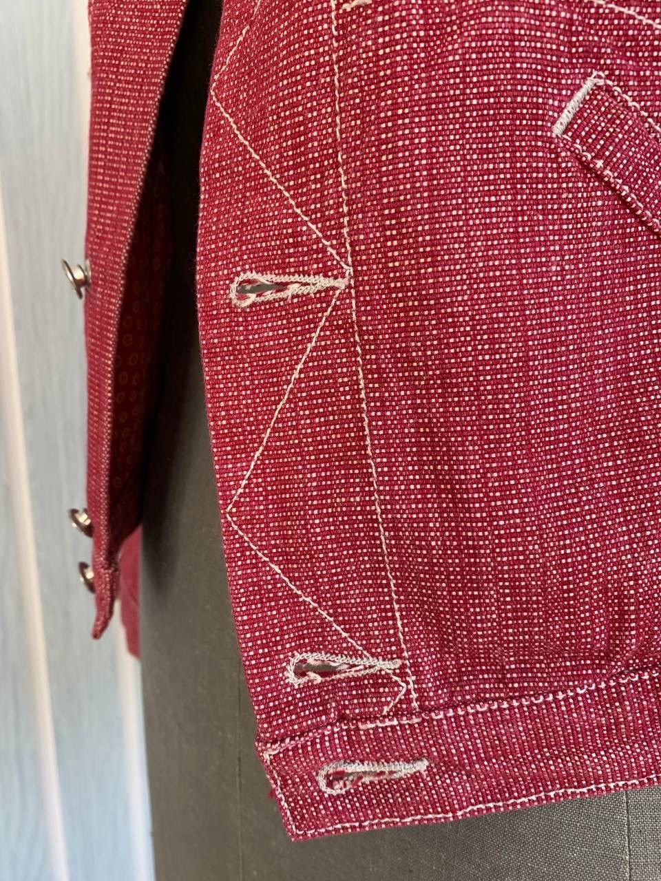 Marithe + Francois Girbaud Vintage Marithe Francois Girbaud Unisex Cotton Denim Jacket Size M / US 6-8 / IT 42-44 - 14 Thumbnail