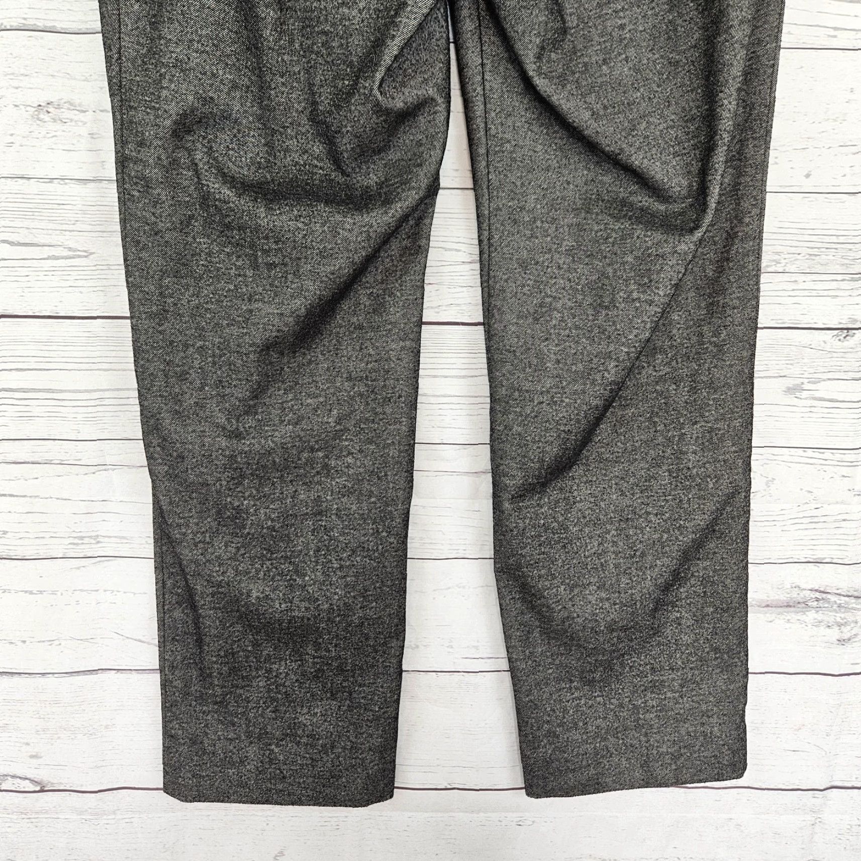 Loft Ann Taylor LOFT Womens Pants Medium Gray Elastic Waist Mid Rise Size 32" / US 10 / IT 46 - 5 Thumbnail
