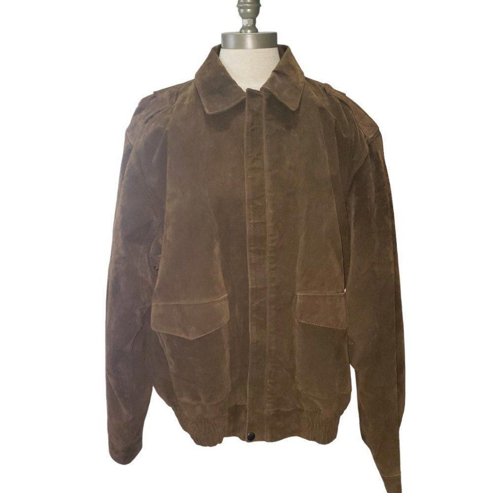 Designer CT1402a BURK'S BAY Ladies SUEDE JACKET XL Size XL / US 12-14 / IT 48-50 - 1 Thumbnail