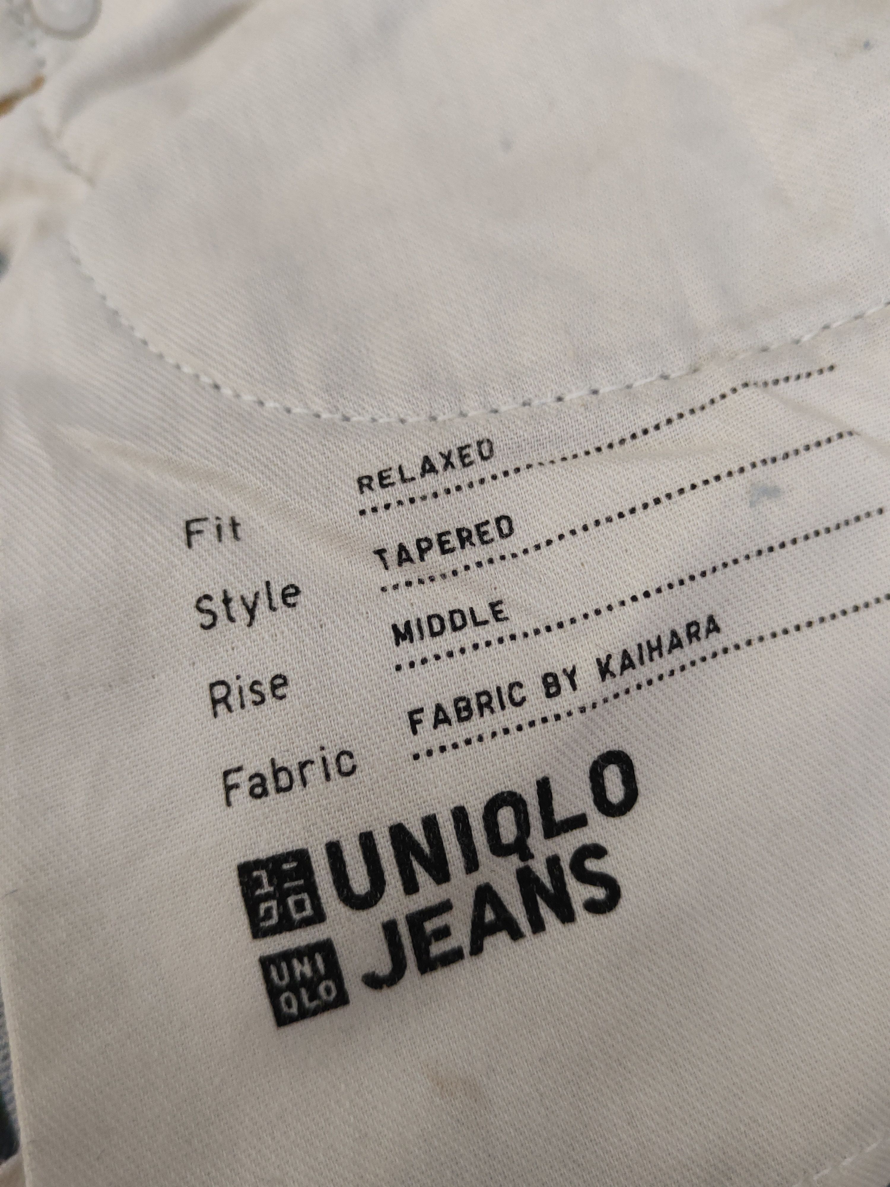 Japanese Brand Uniqlo fabric by kaihara Distress Ripped denim Jeans #W1296 Size US 27 - 13 Thumbnail